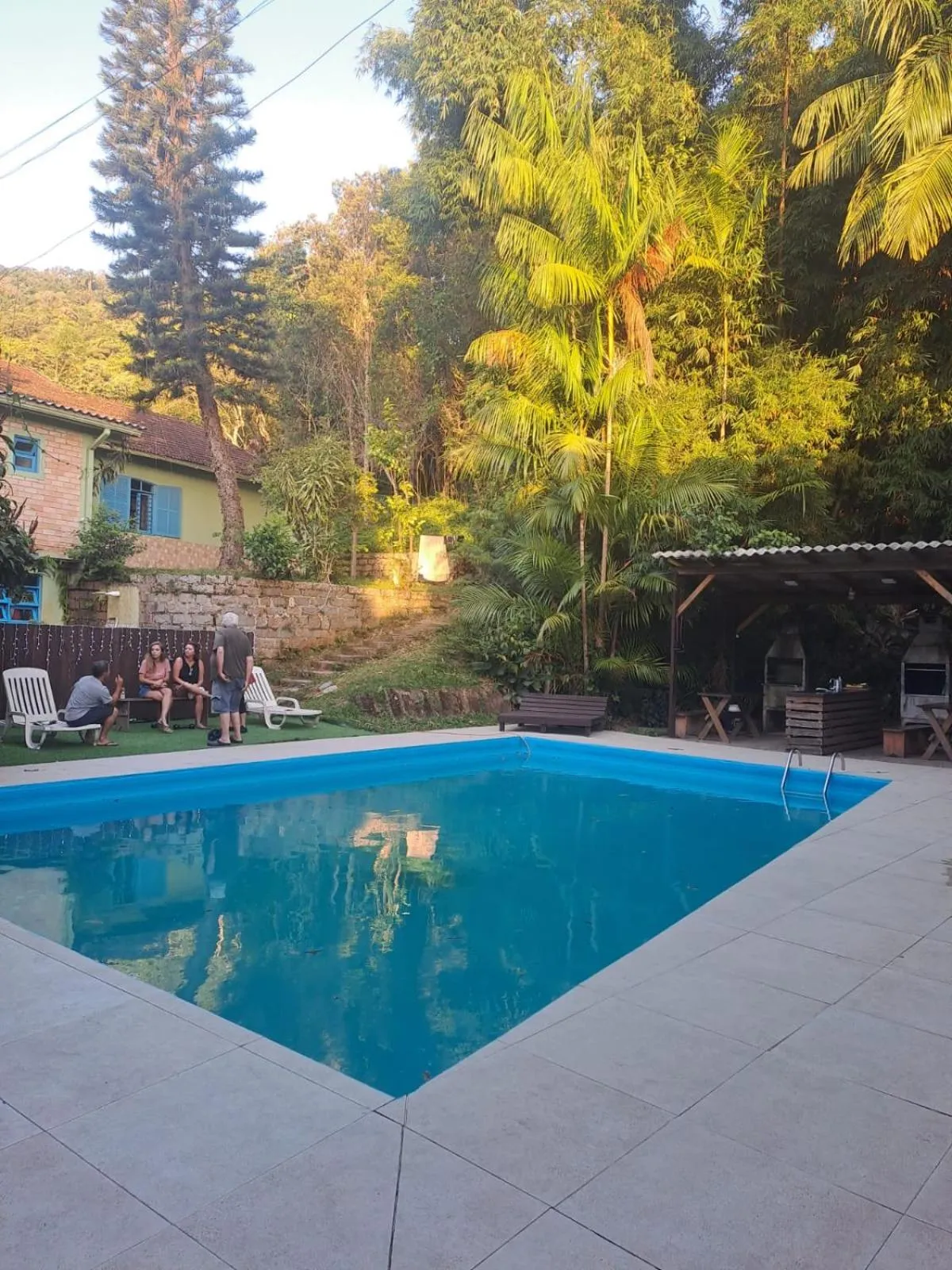 Swimming pool in Pousada Dona Francisca