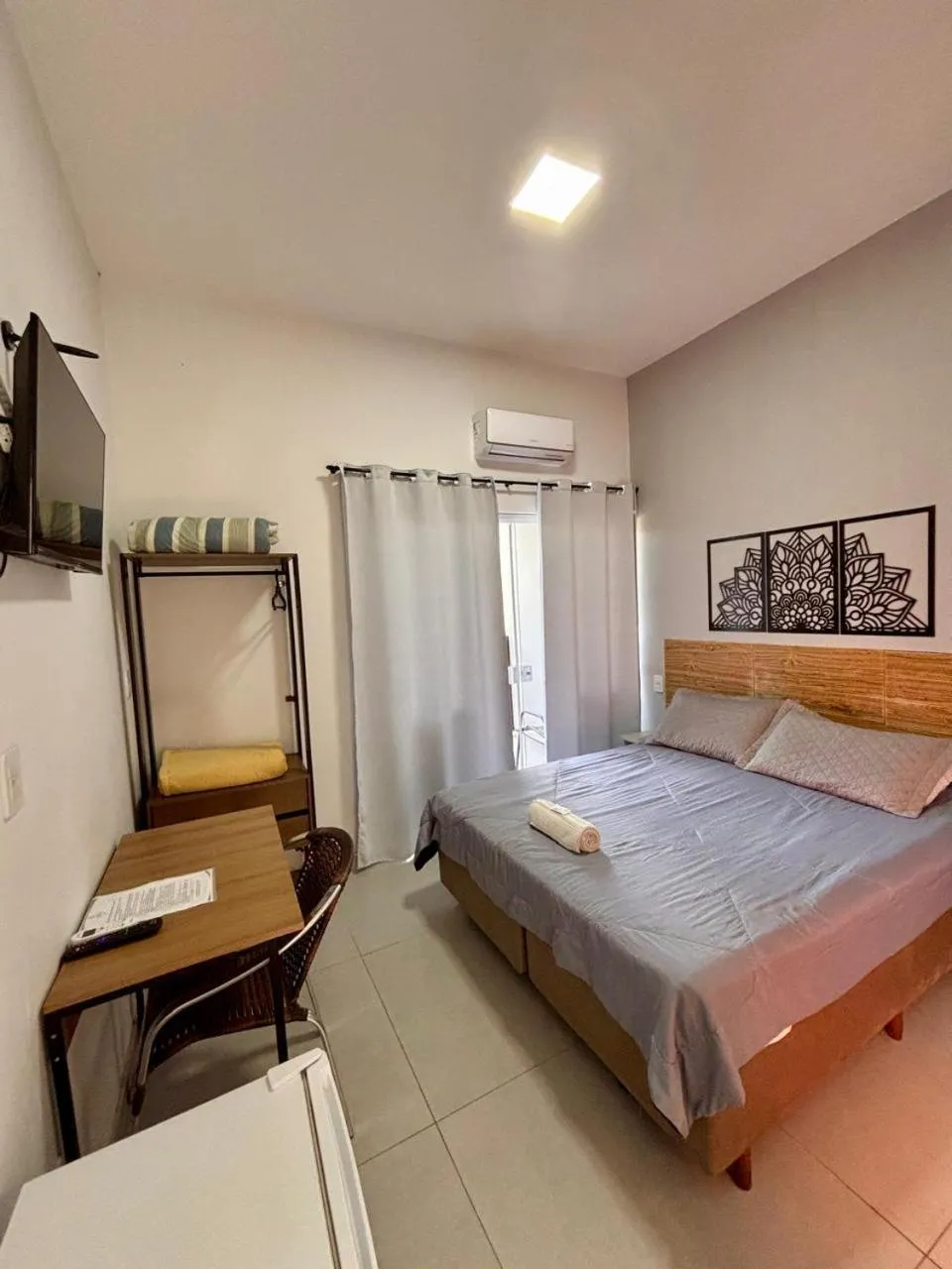 Bed in Pousada Dona Francisca