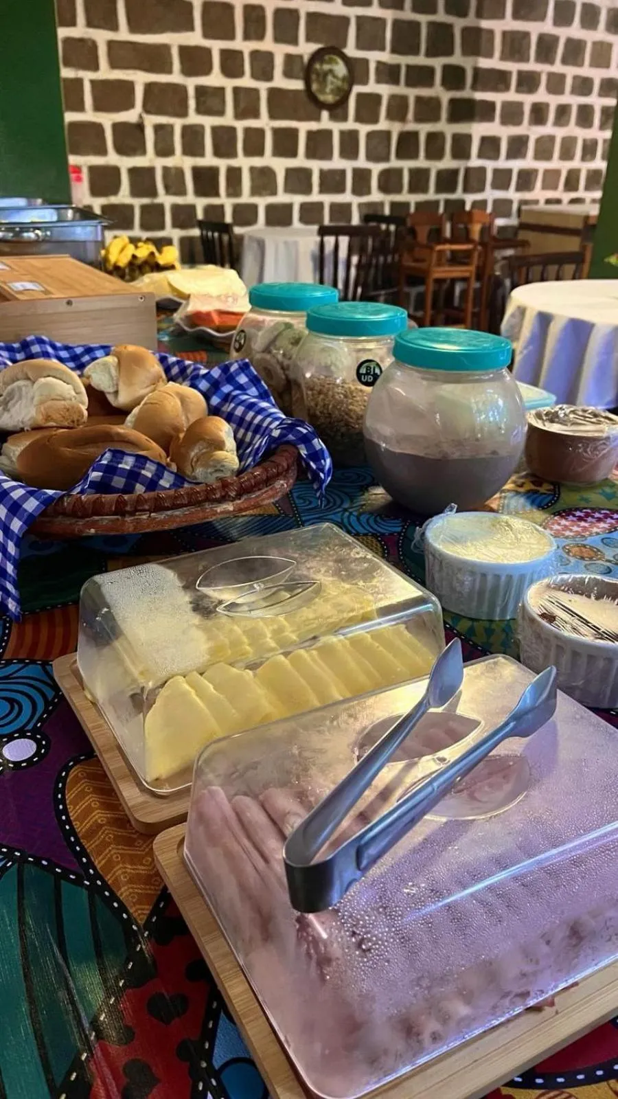 Buffet breakfast in Pousada Dona Francisca