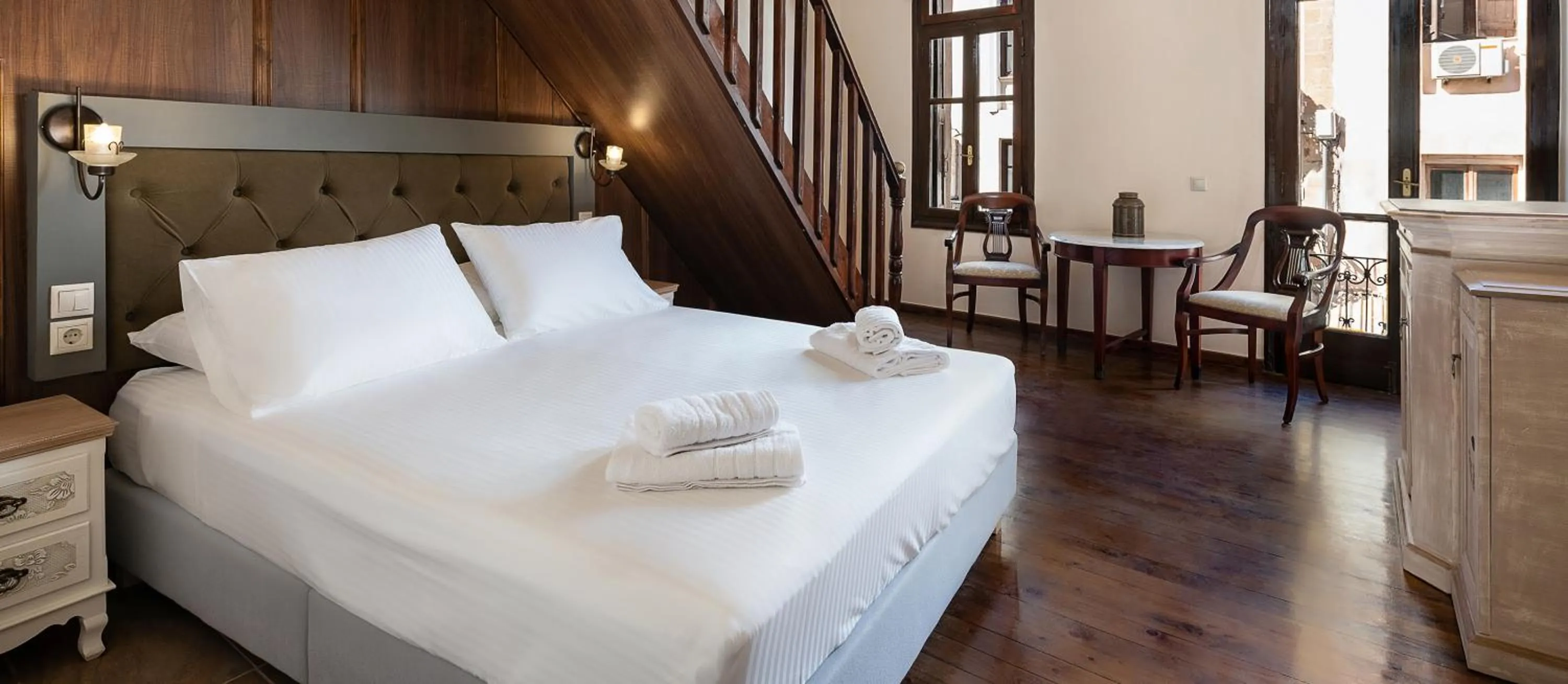 Bed in Old Town Suites