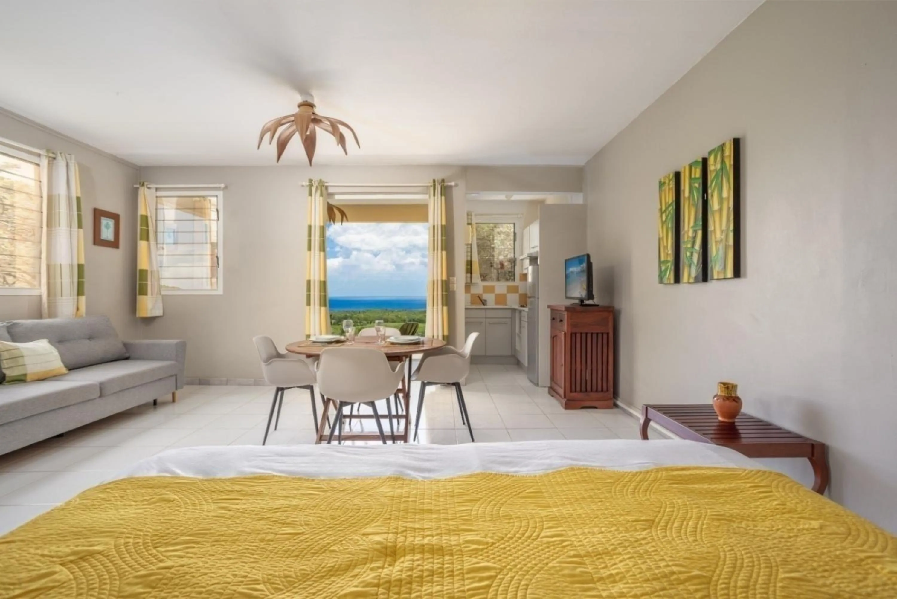 Bed in Domaine de l'Anse Ramier