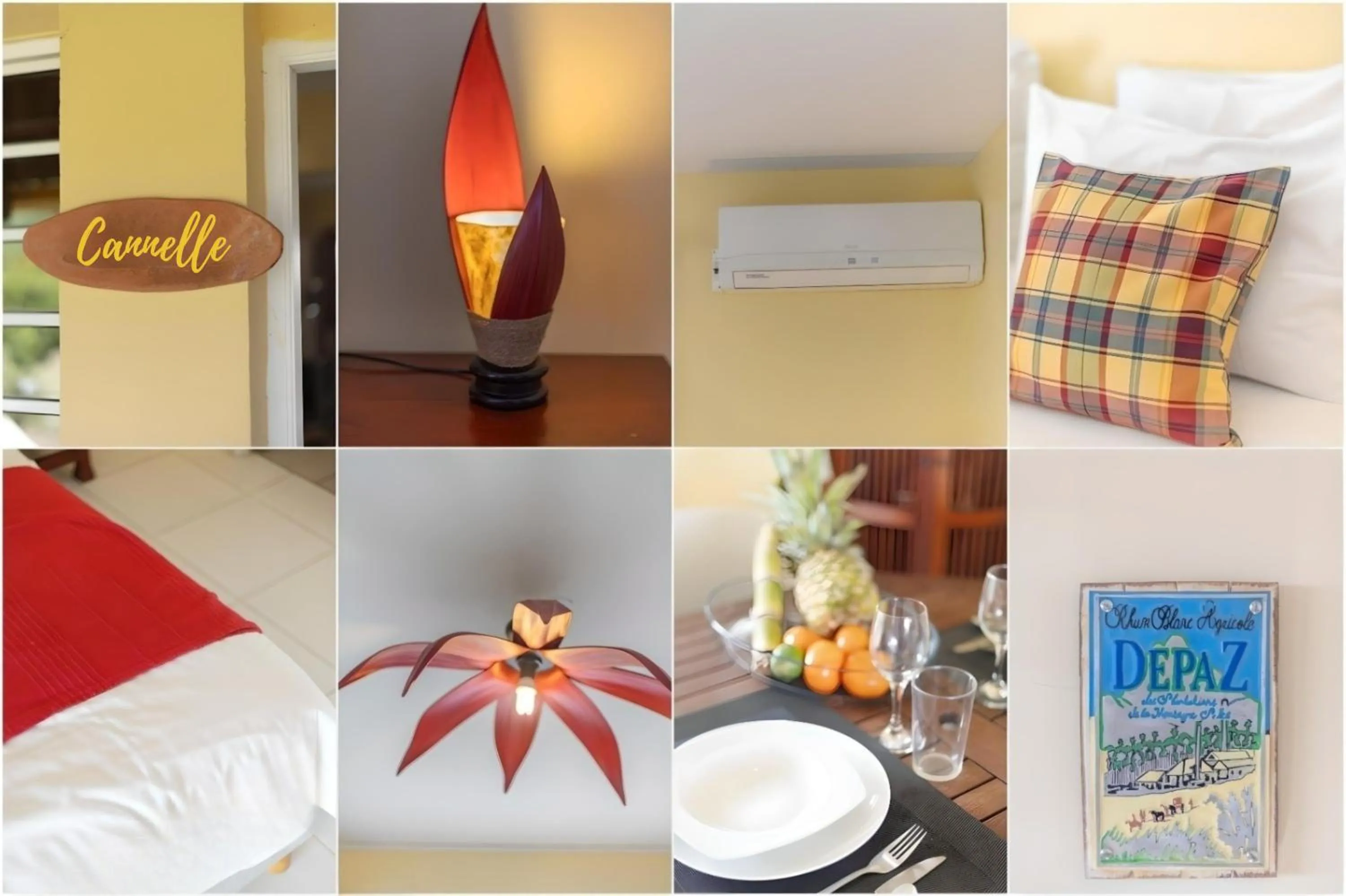 Decorative detail in Domaine de l'Anse Ramier