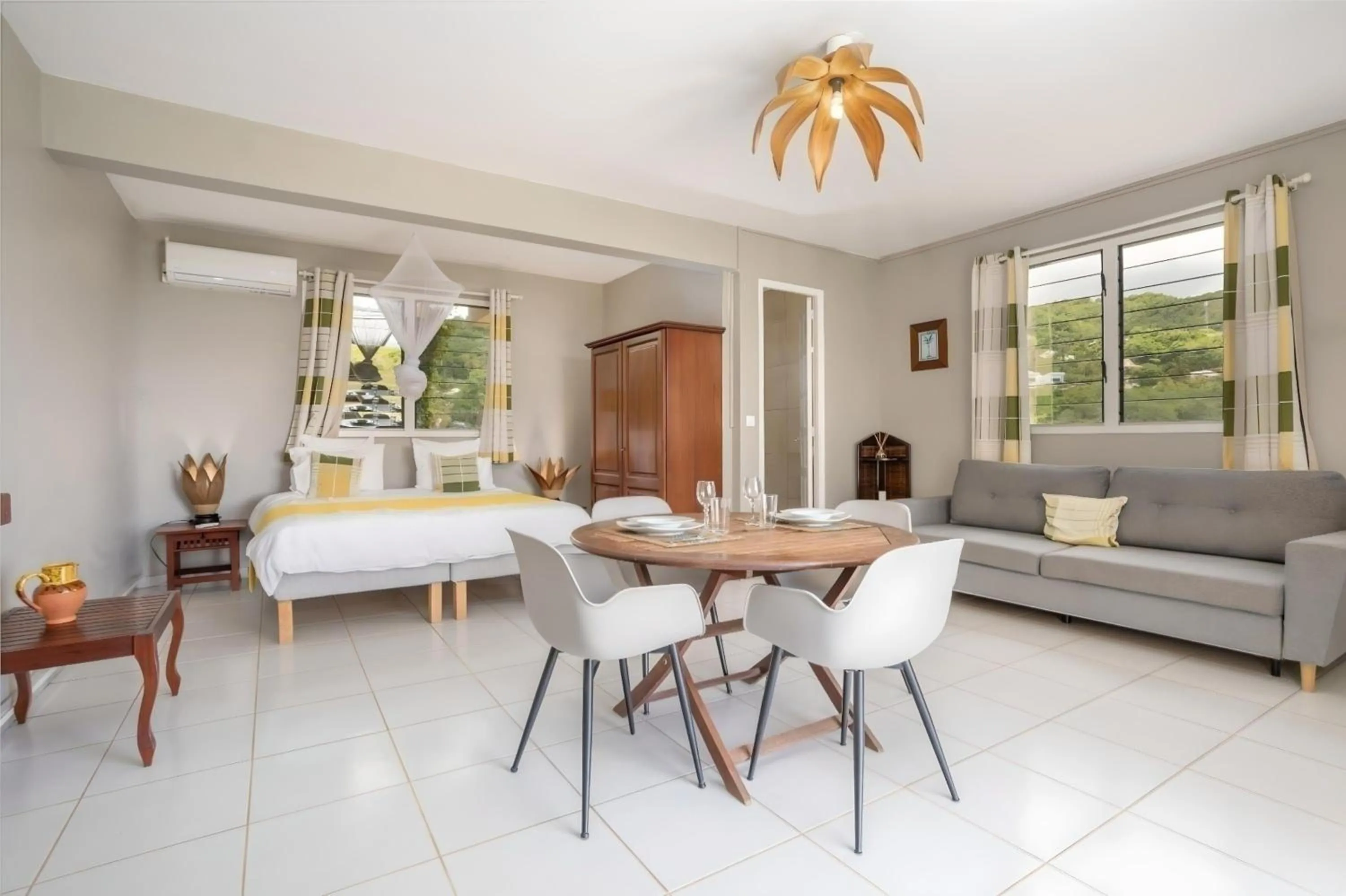 Bed in Domaine de l'Anse Ramier