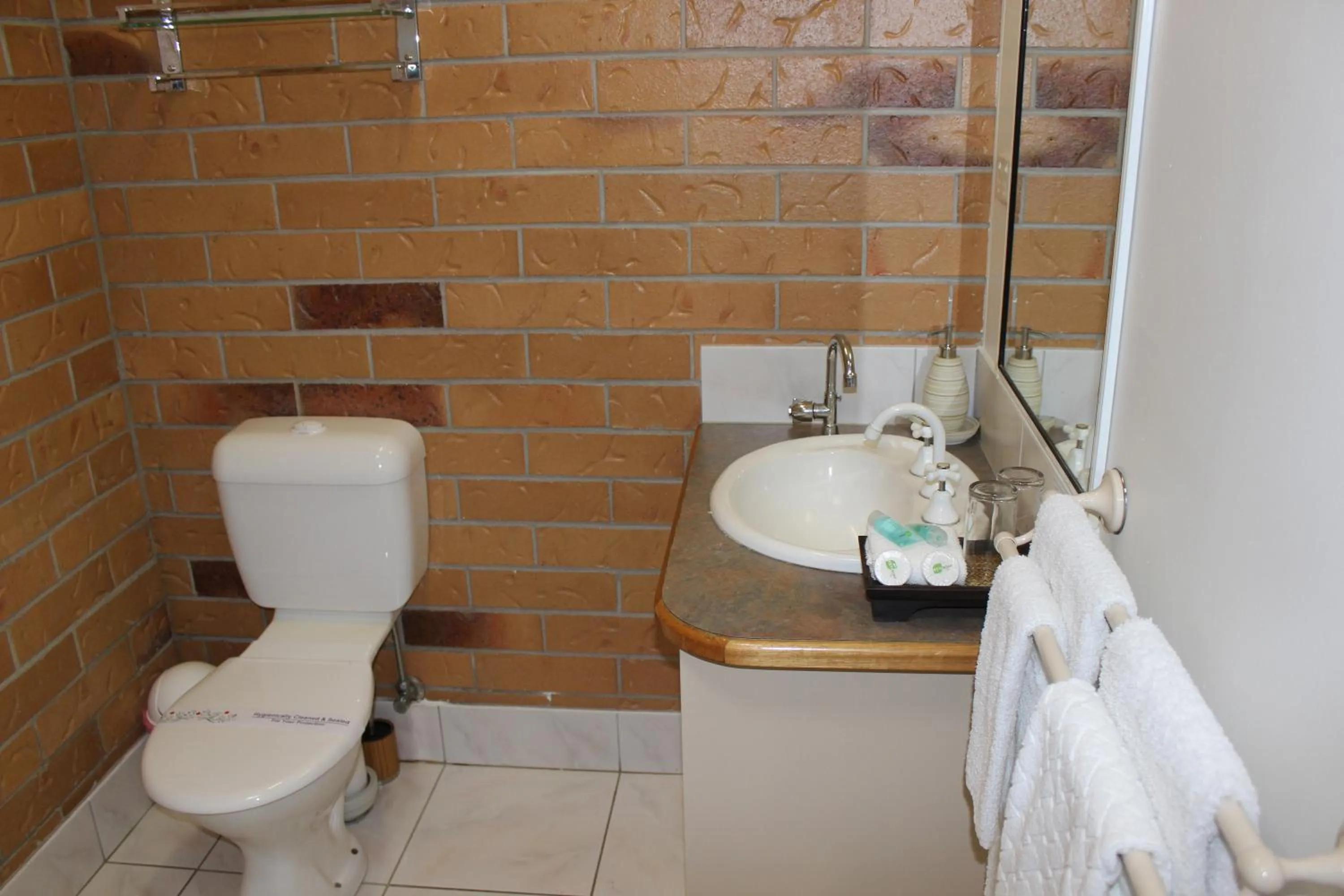 Bathroom in Copper Country Motor Inn