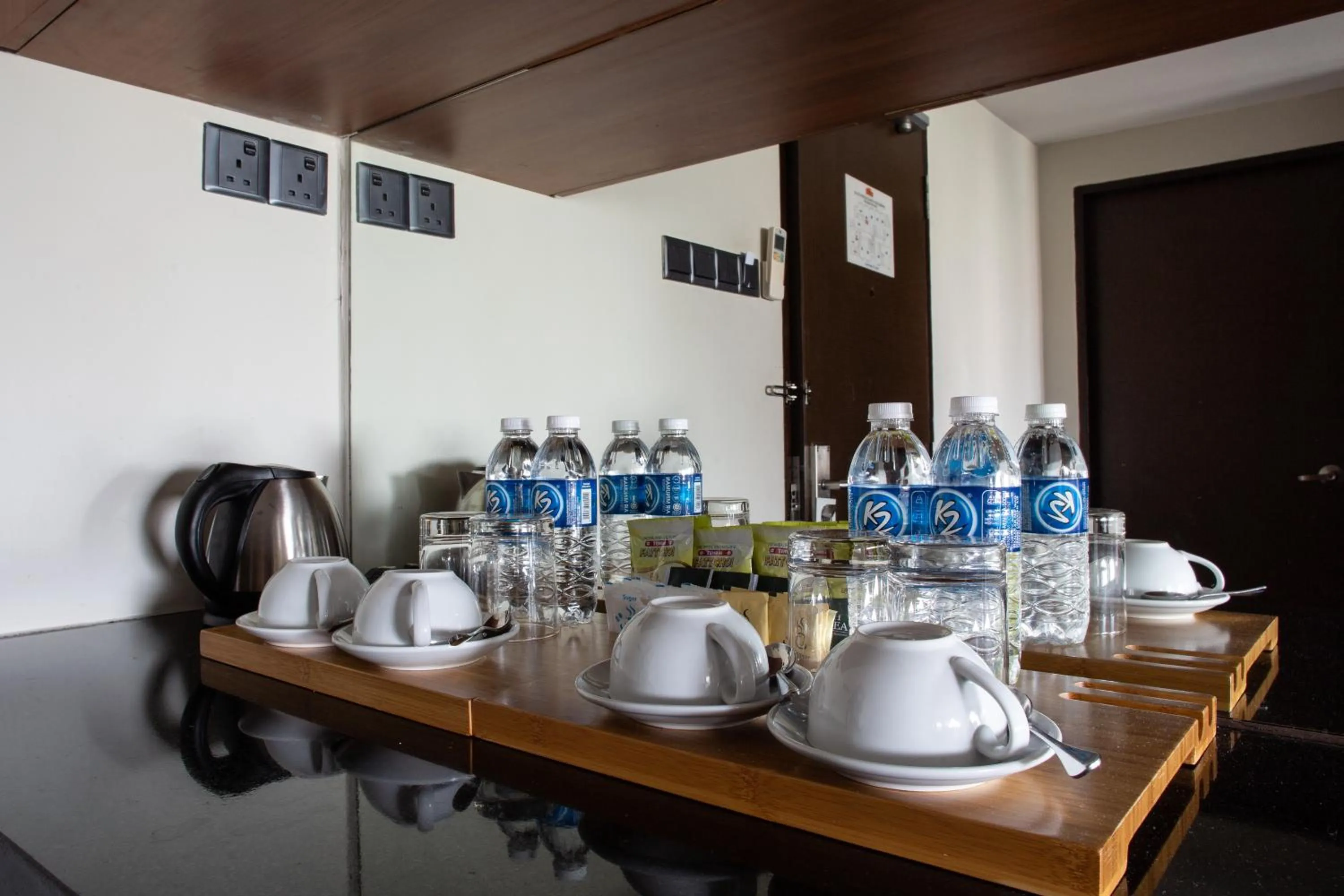 Coffee/tea facilities in C'haya Hotel