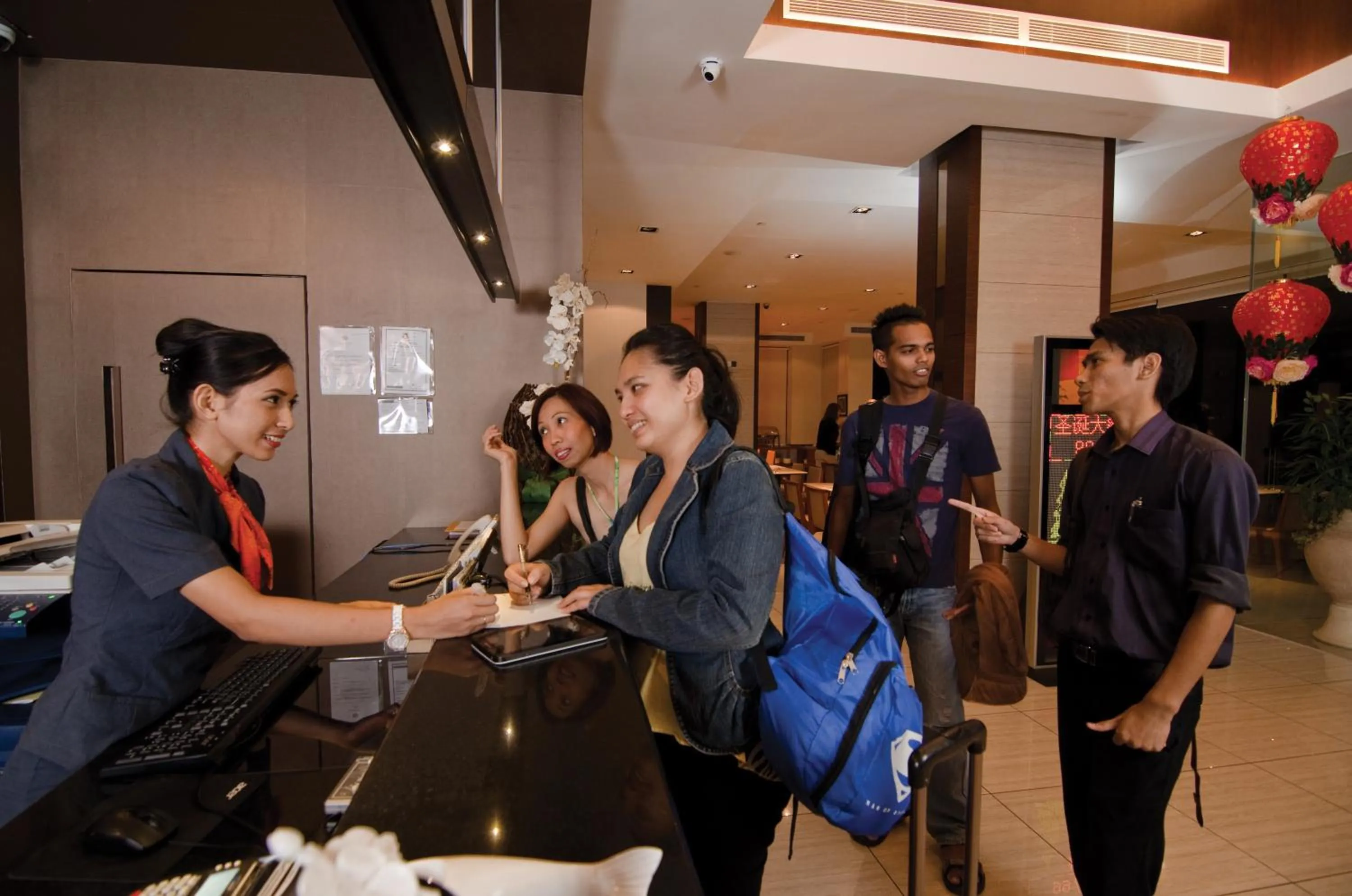 group of guests in C'haya Hotel
