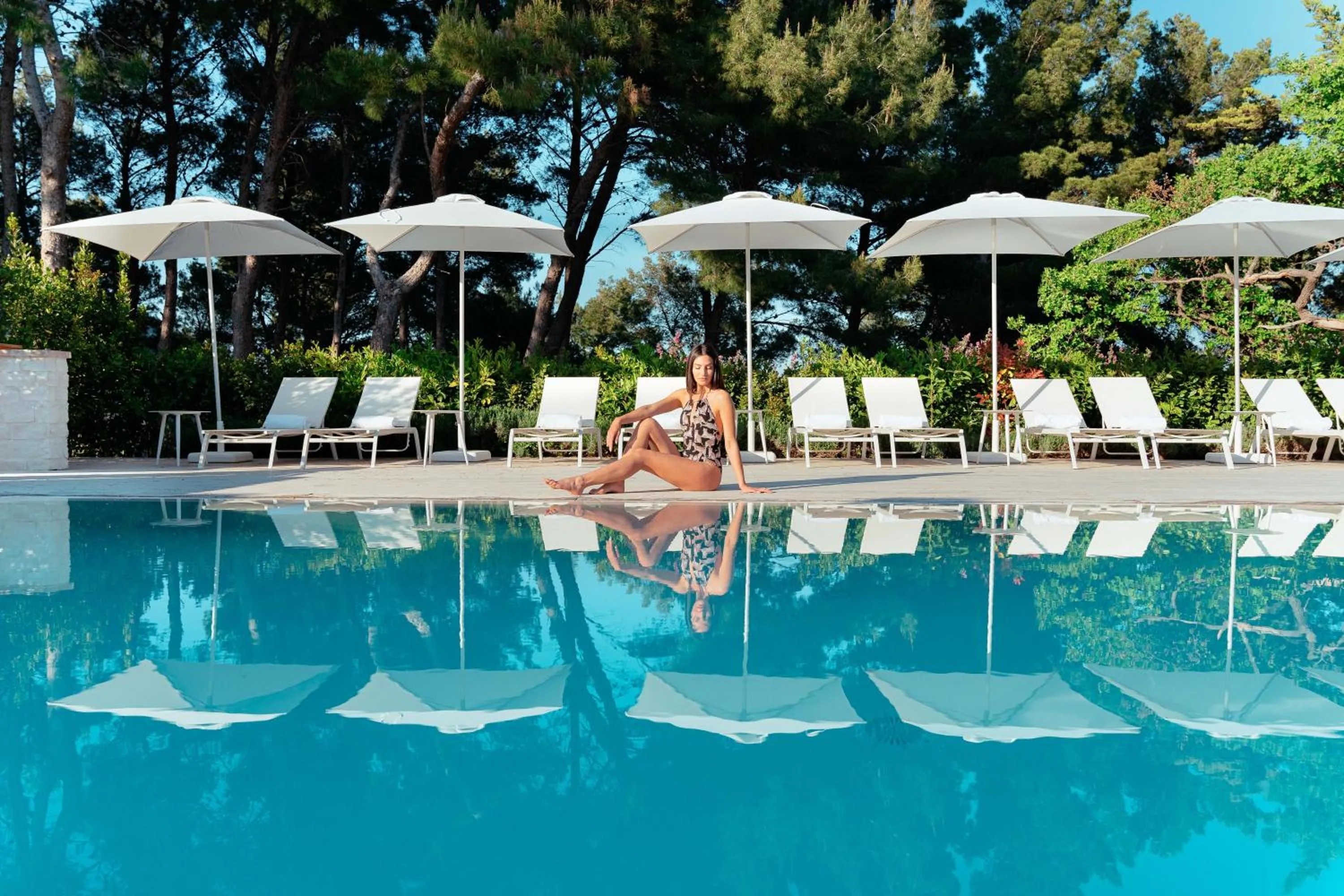 Swimming pool in San Michele Relais & Spa