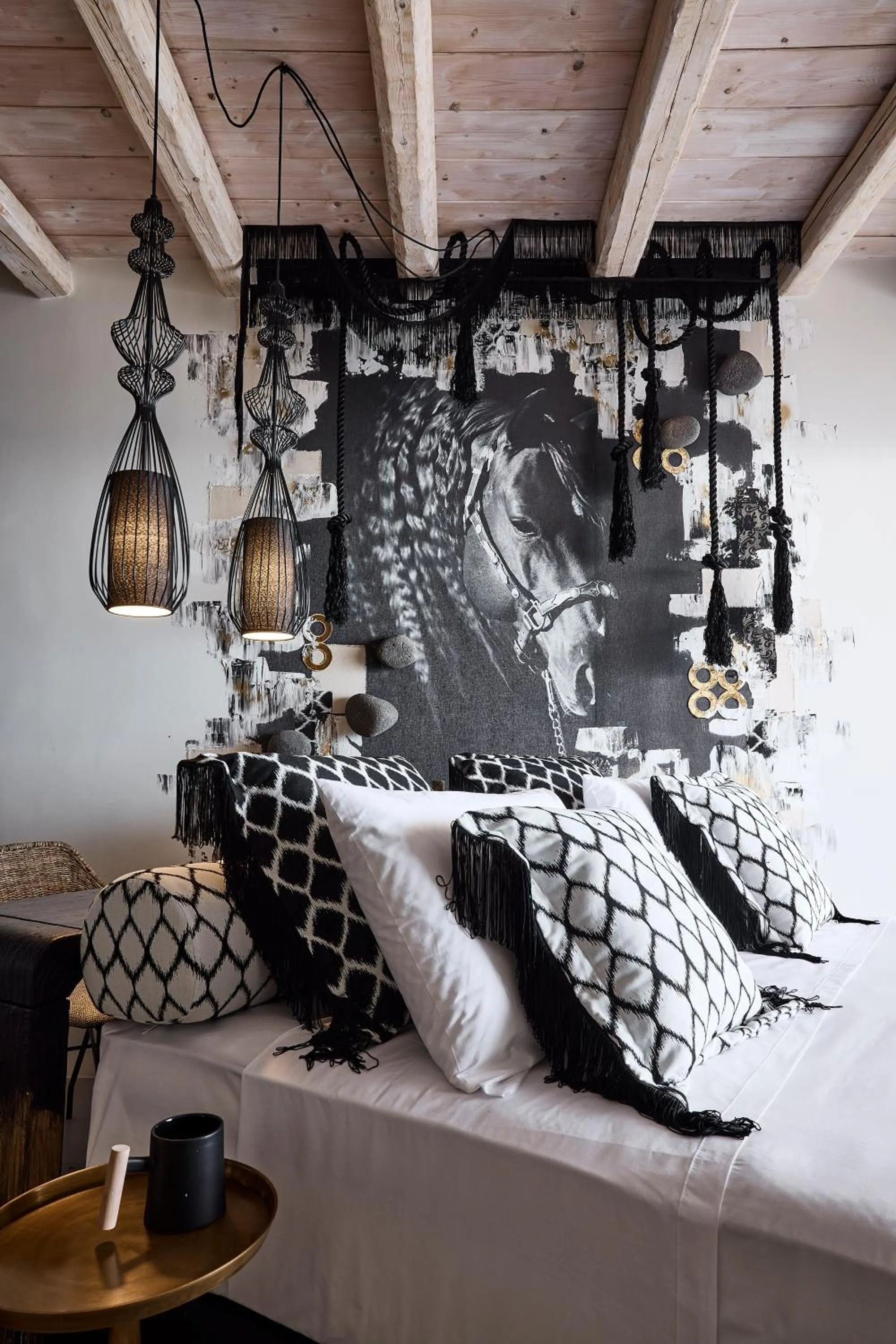 Bed in Artemis Seaside Resort