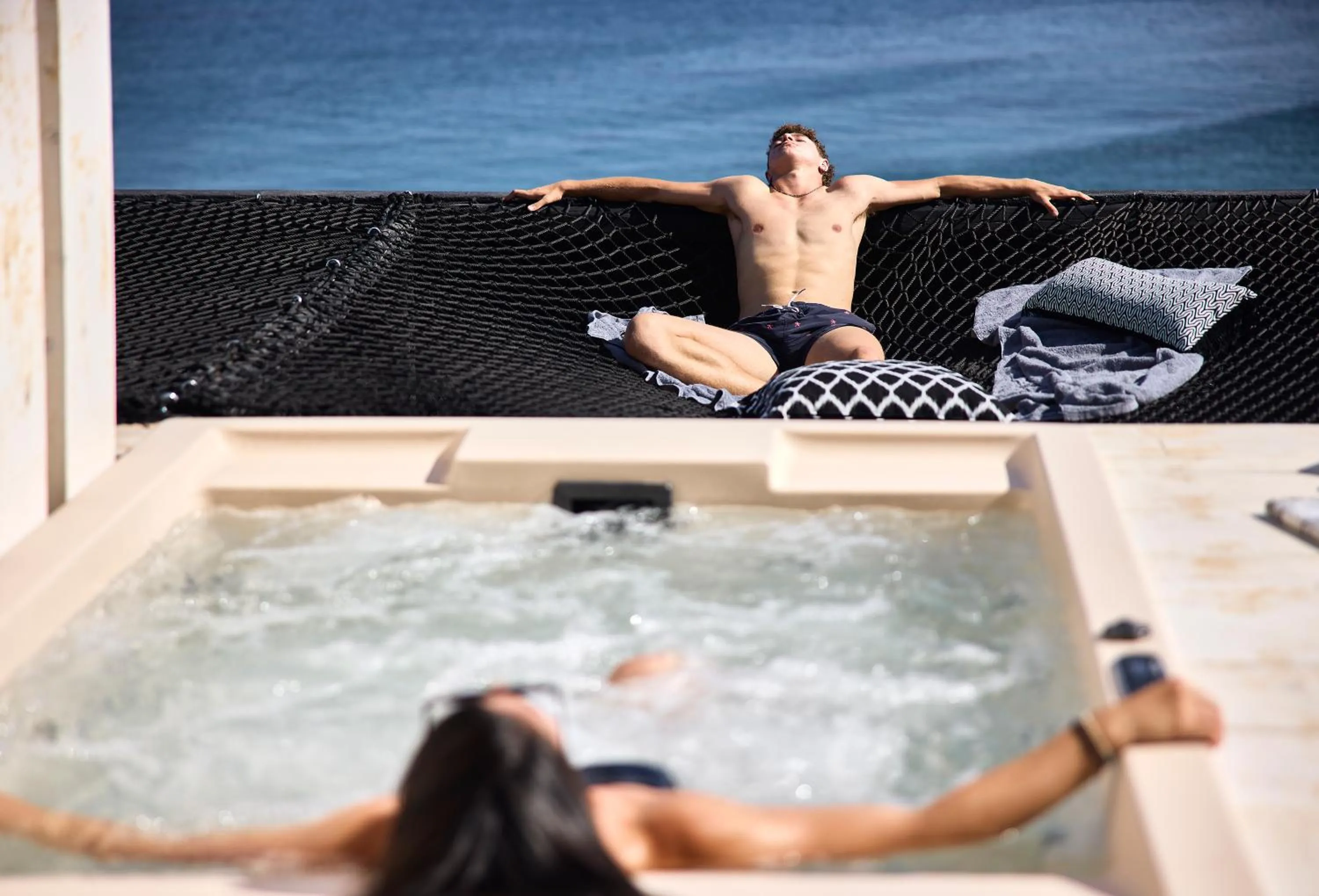 People in Artemis Seaside Resort