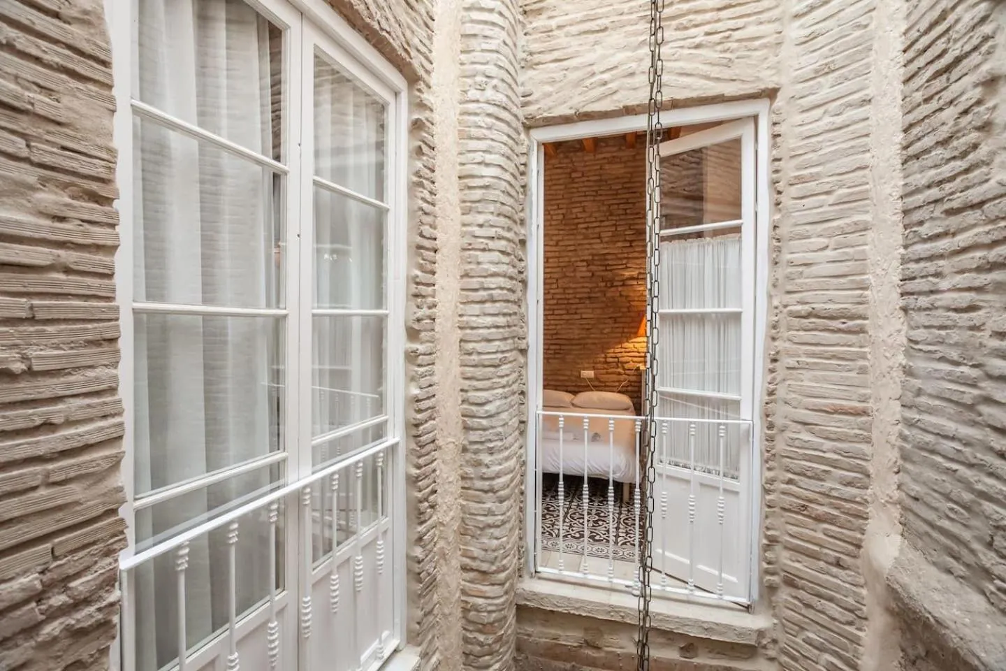 Patio in PuraSevilla apartments