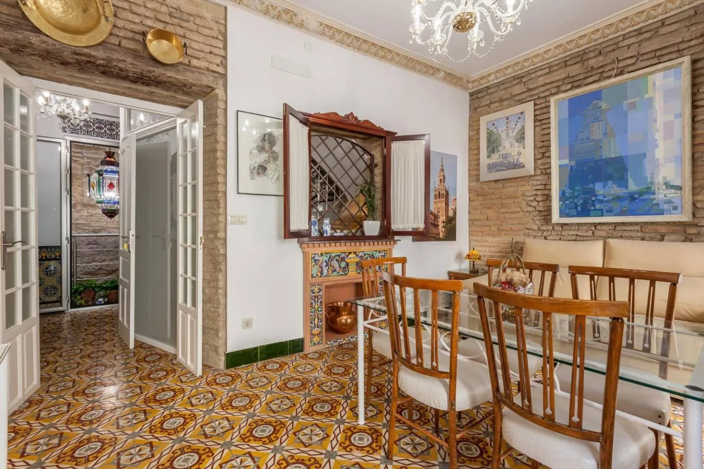 Living room in PuraSevilla apartments