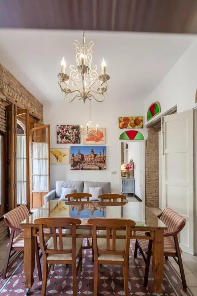 Living room in PuraSevilla apartments