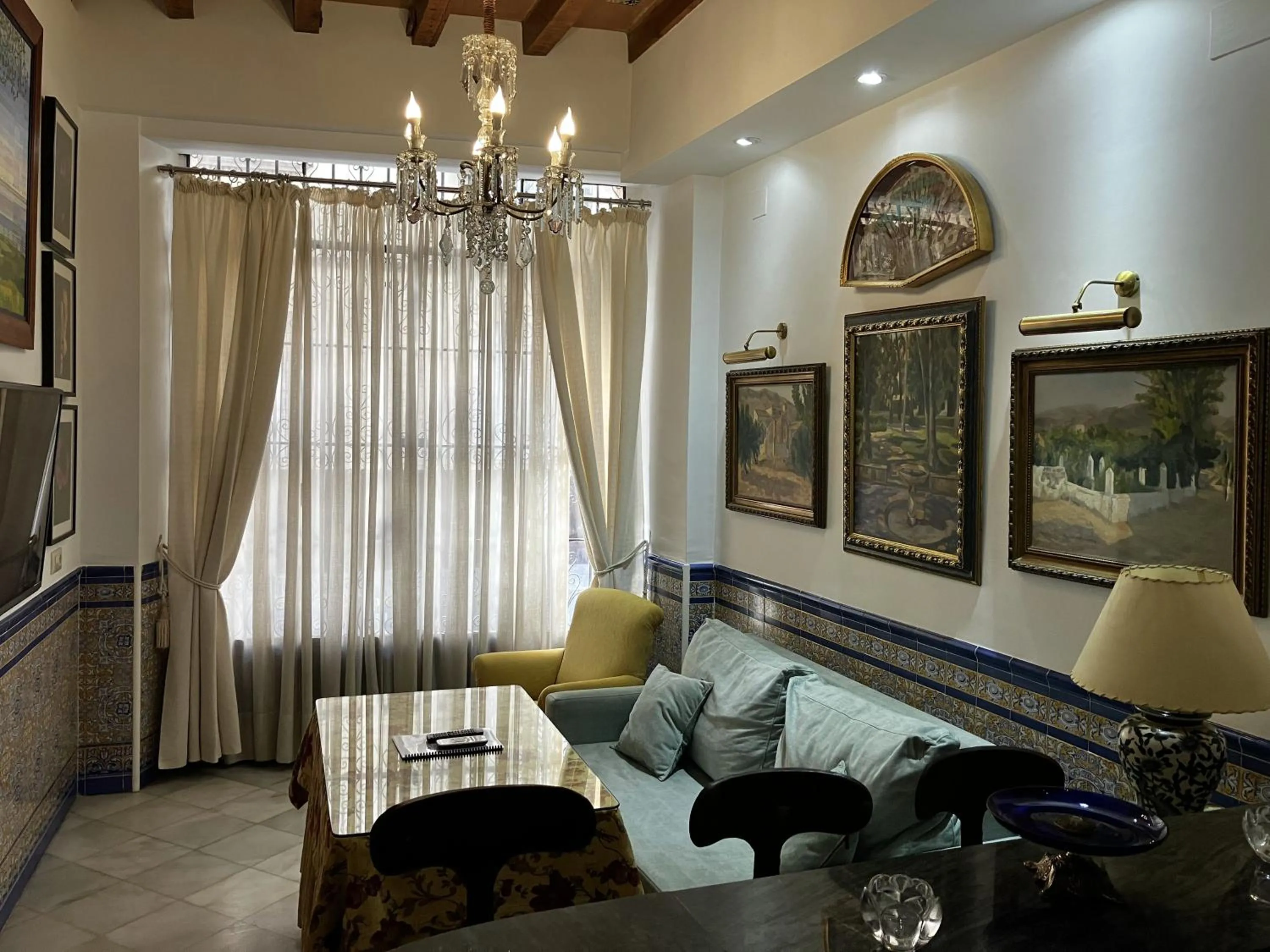 Living room in PuraSevilla apartments