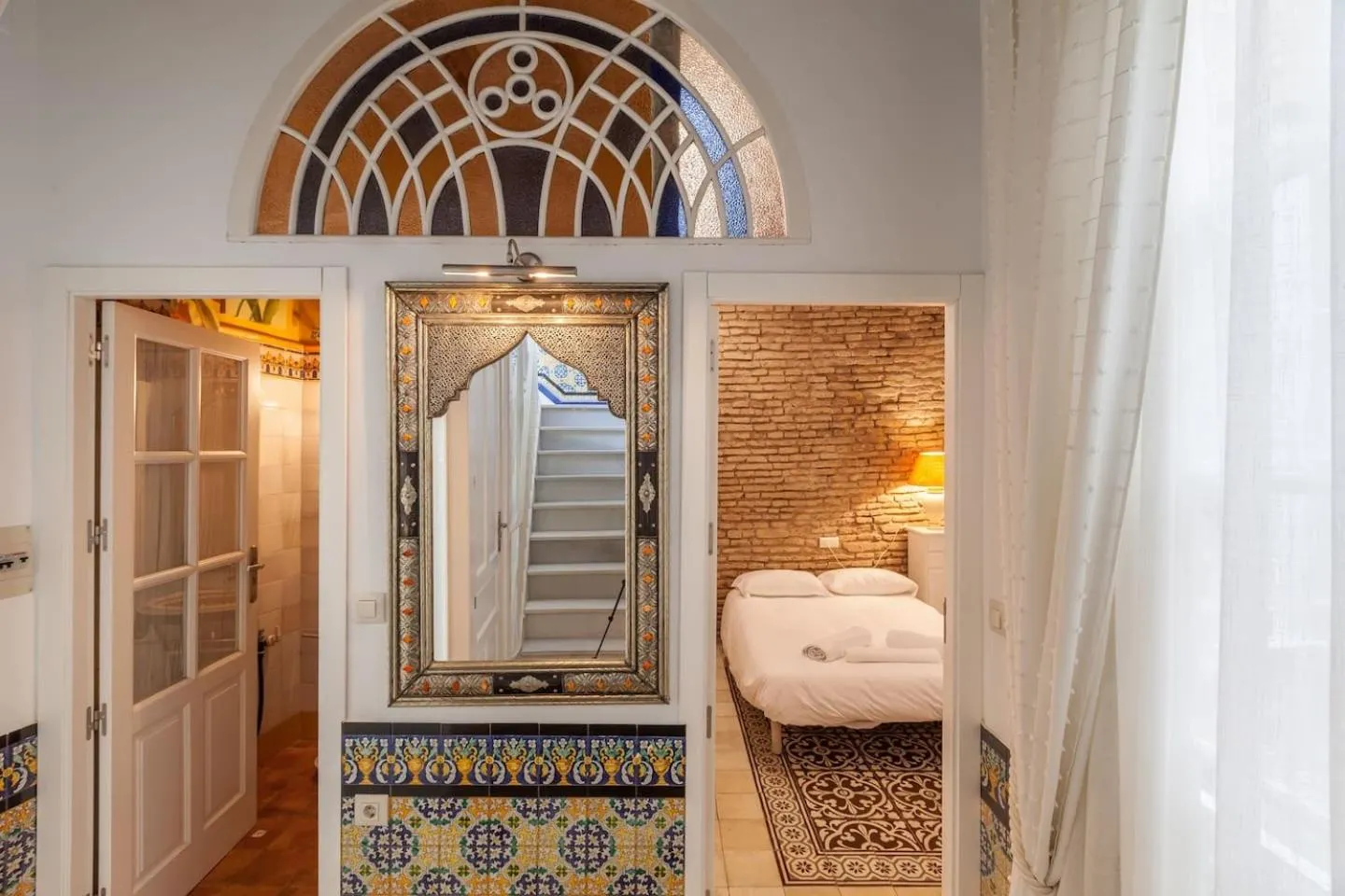 Bed in PuraSevilla apartments