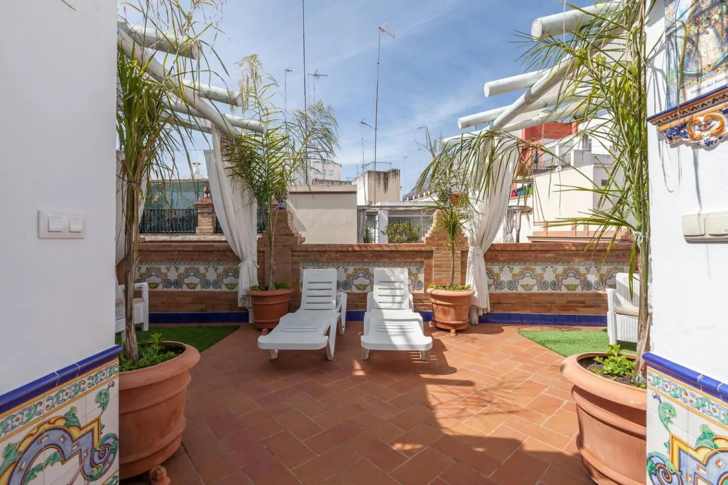 Balcony/Terrace in PuraSevilla apartments