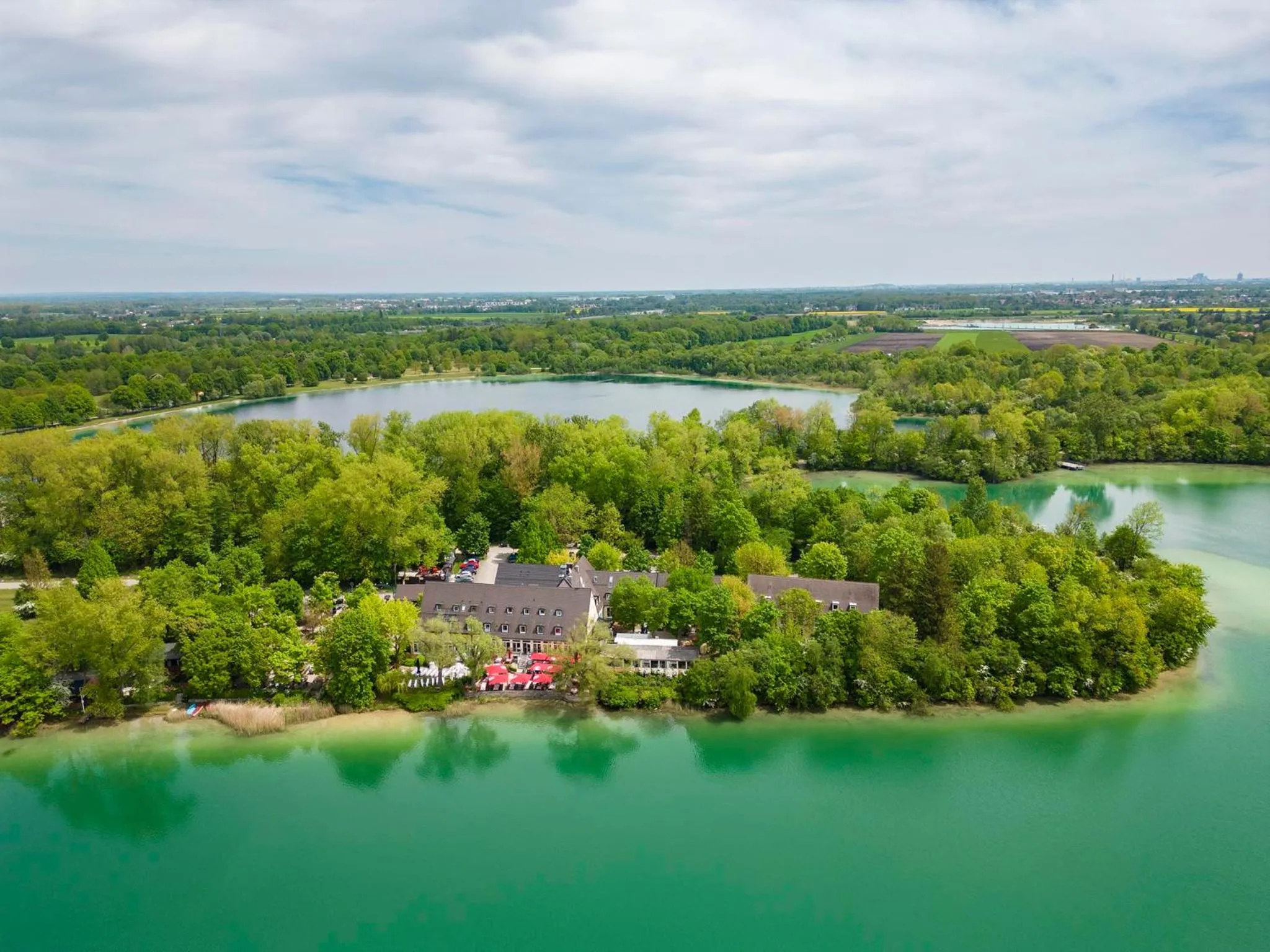 Natural landscape in Langwieder See