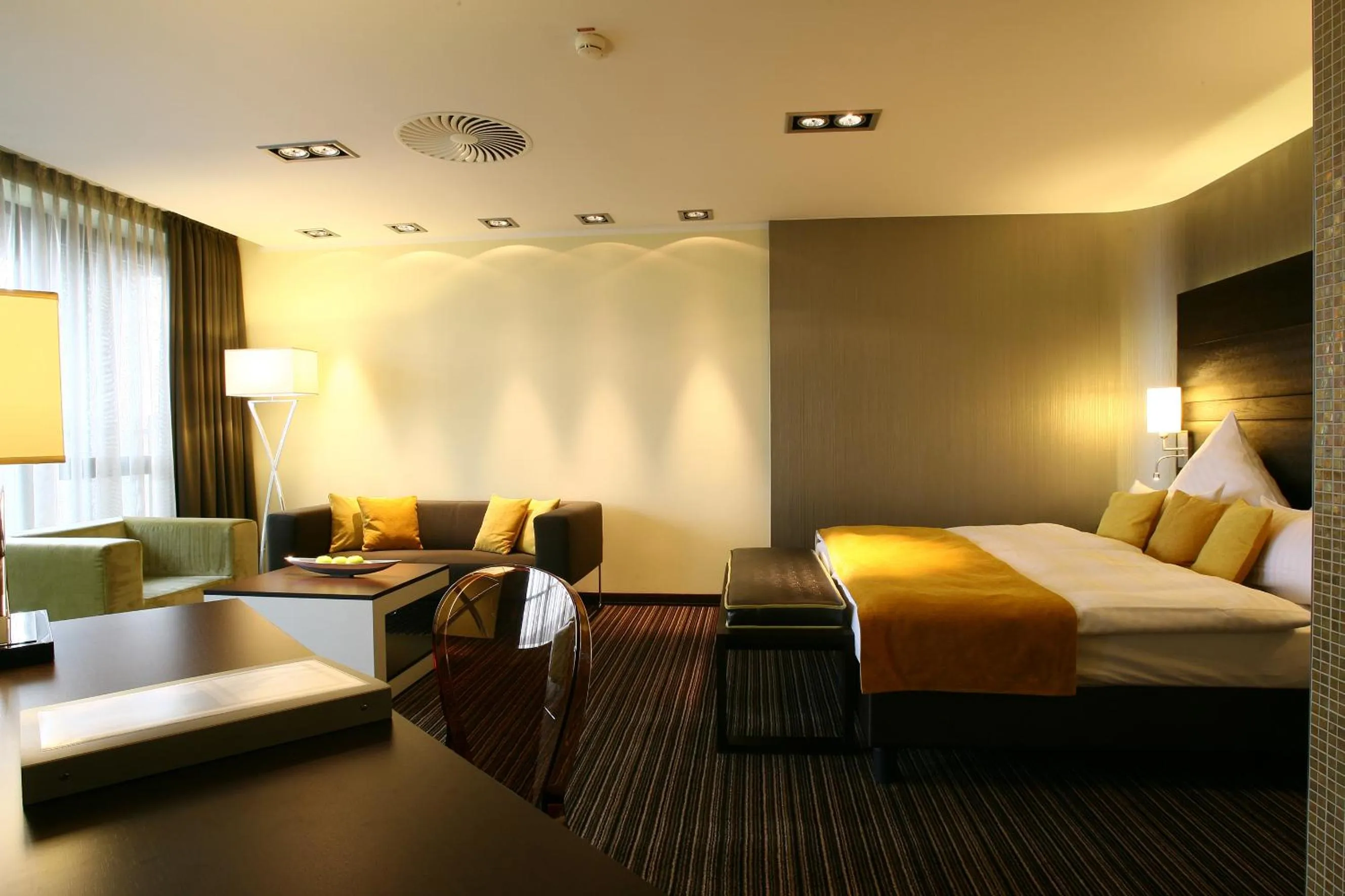 Decorative detail, Bed in Congress Hotel am Stadtpark