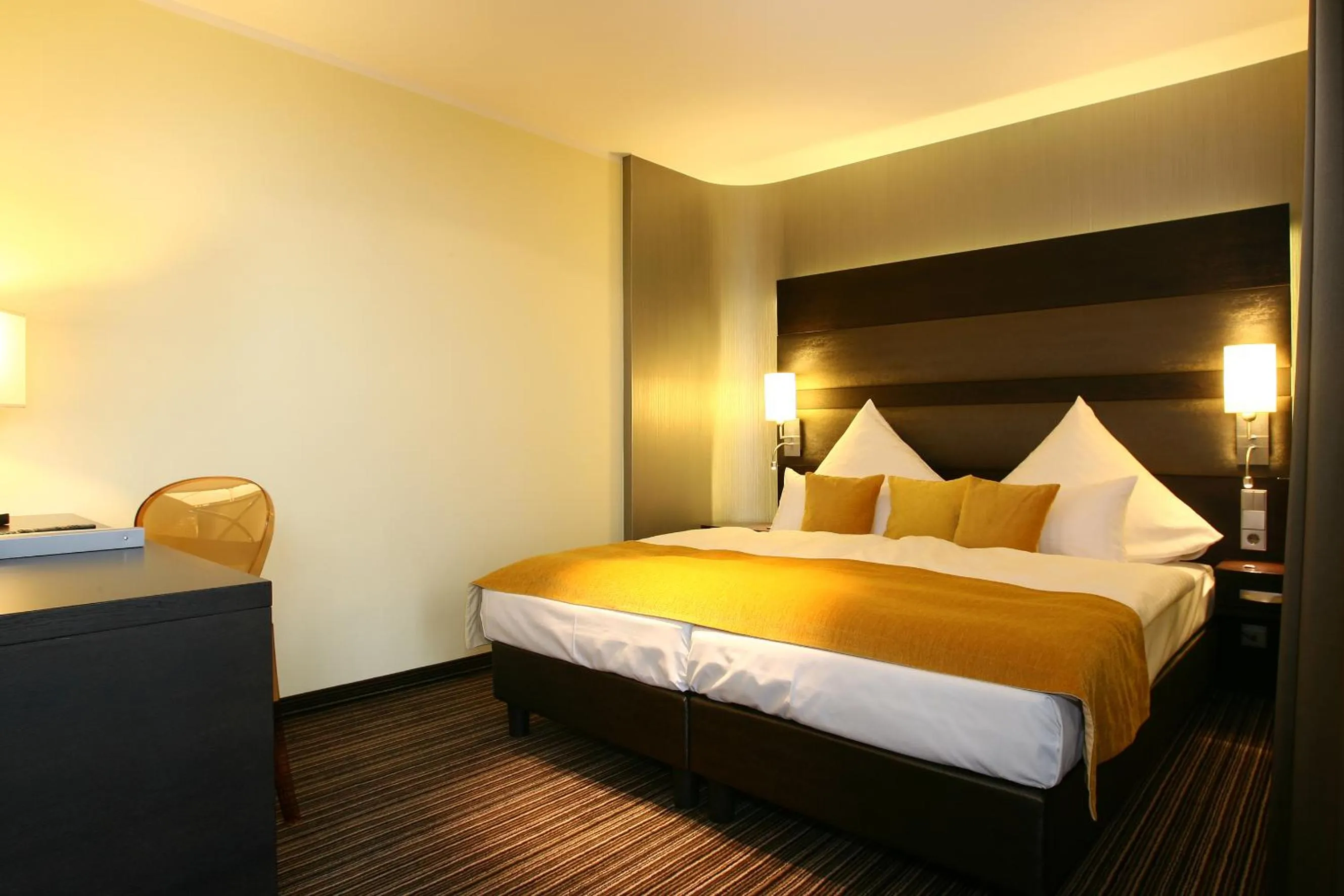 Decorative detail, Bed in Congress Hotel am Stadtpark