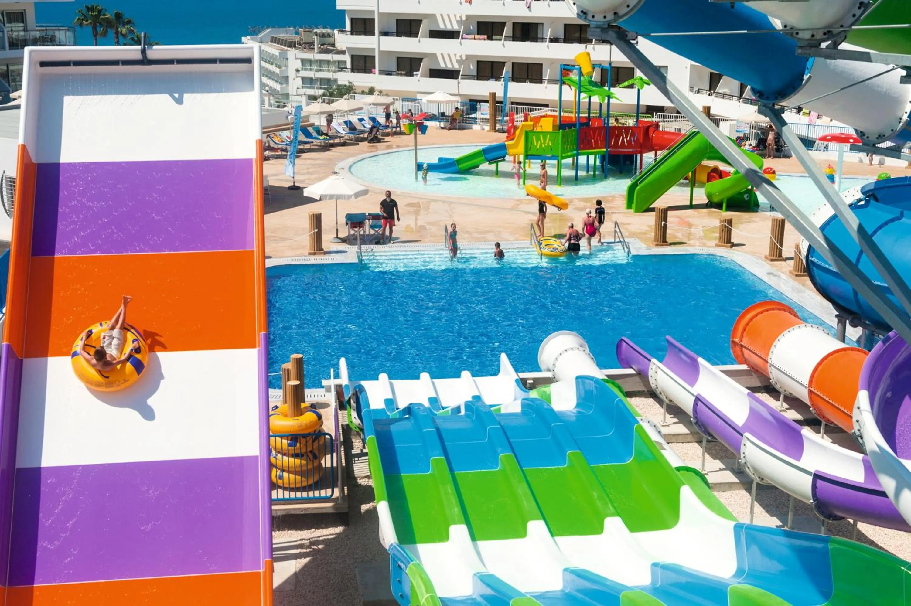 Aqua park in Tofinis Hotel