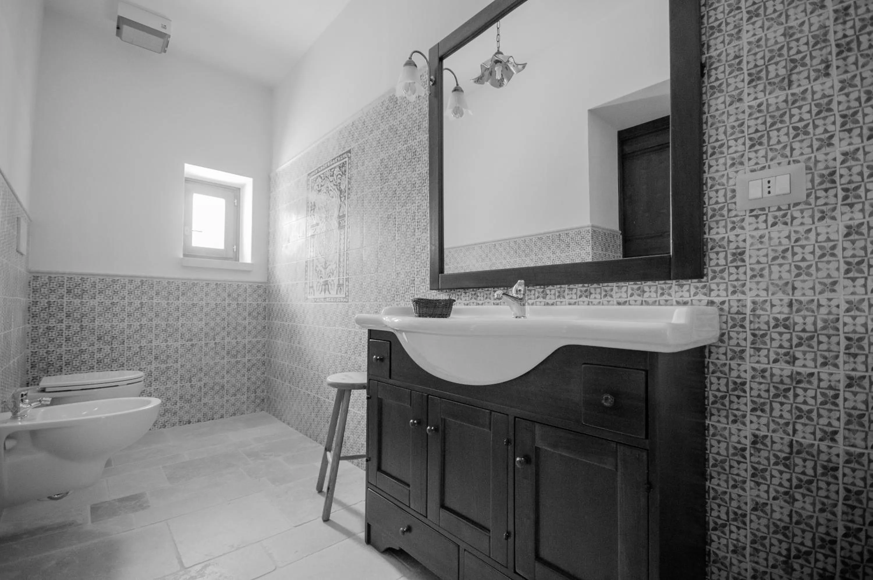 Shower in Resort Masseria Cecato