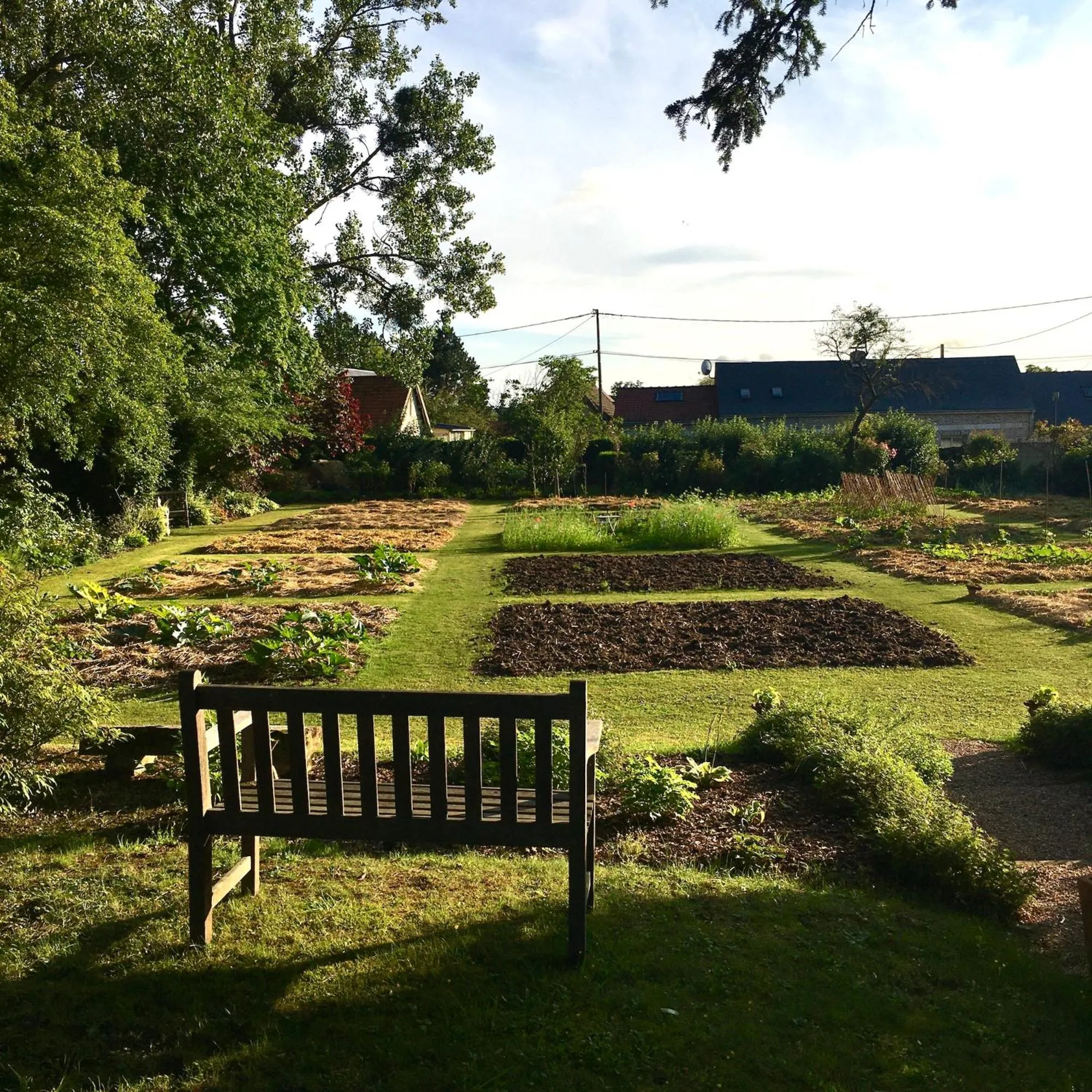 Garden in Château d'Harcelaines