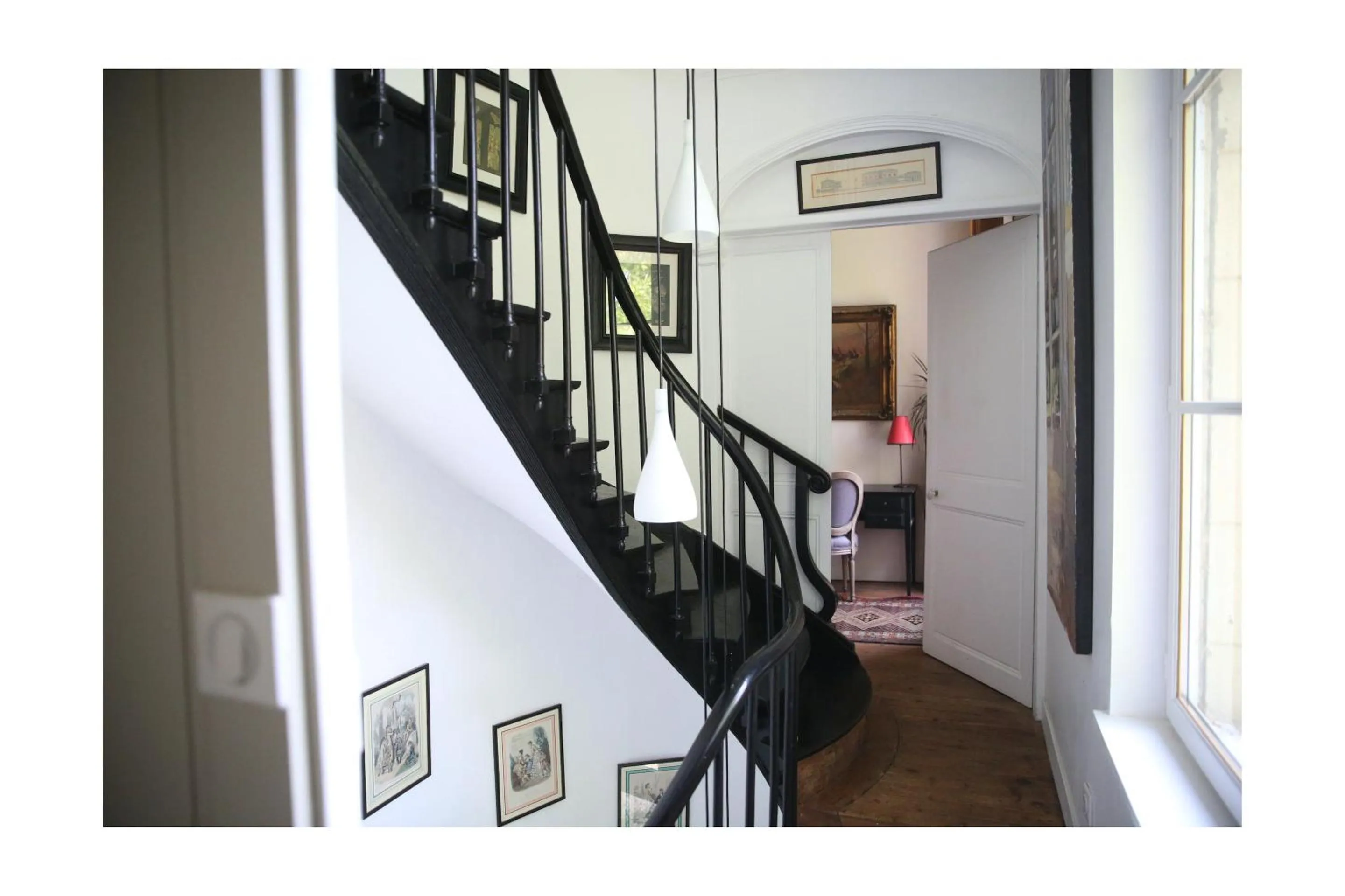 Lobby or reception in Château d'Harcelaines