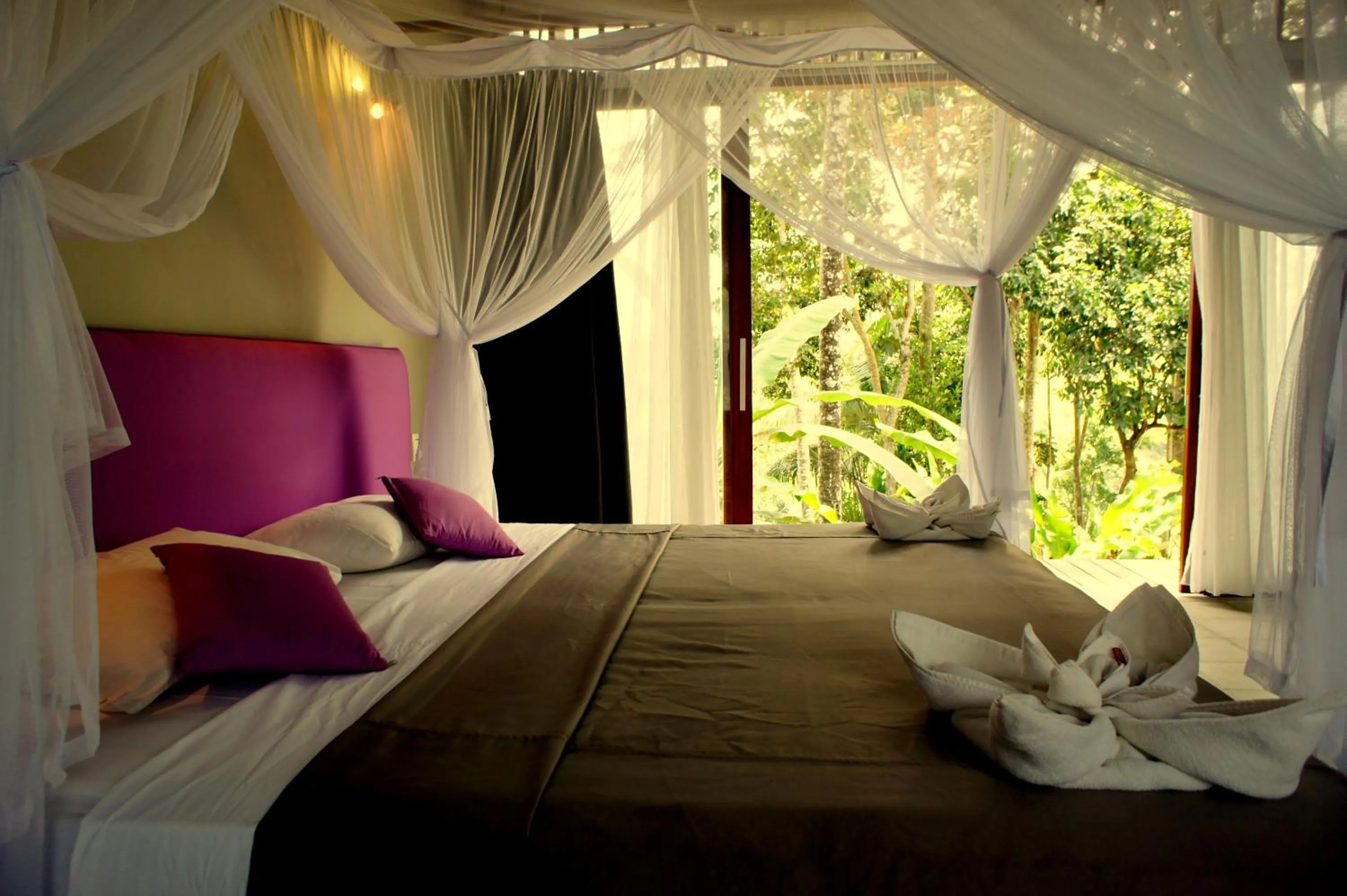 Bed in Prashanti Bali