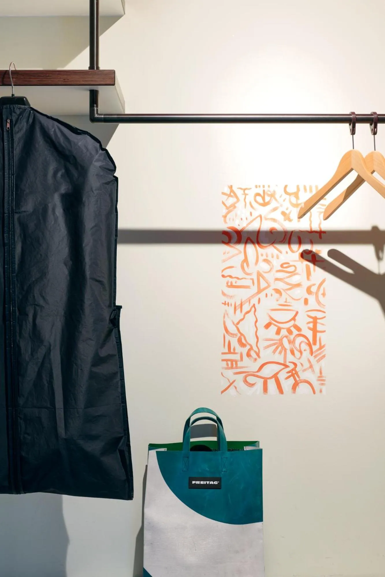 wardrobe in art Hotel Tucholsky