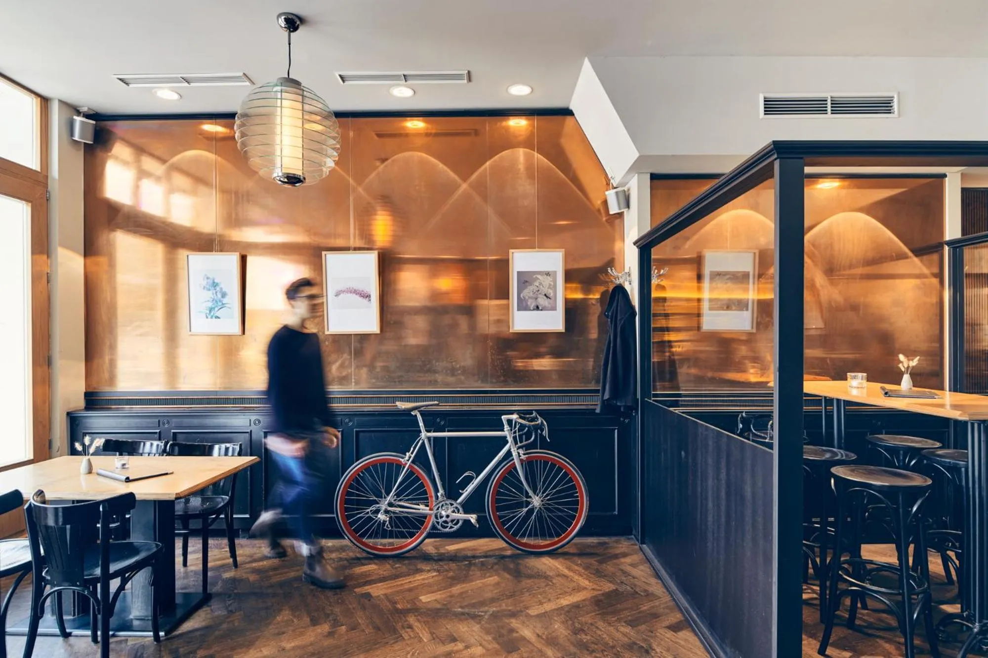 Lobby or reception in art Hotel Tucholsky