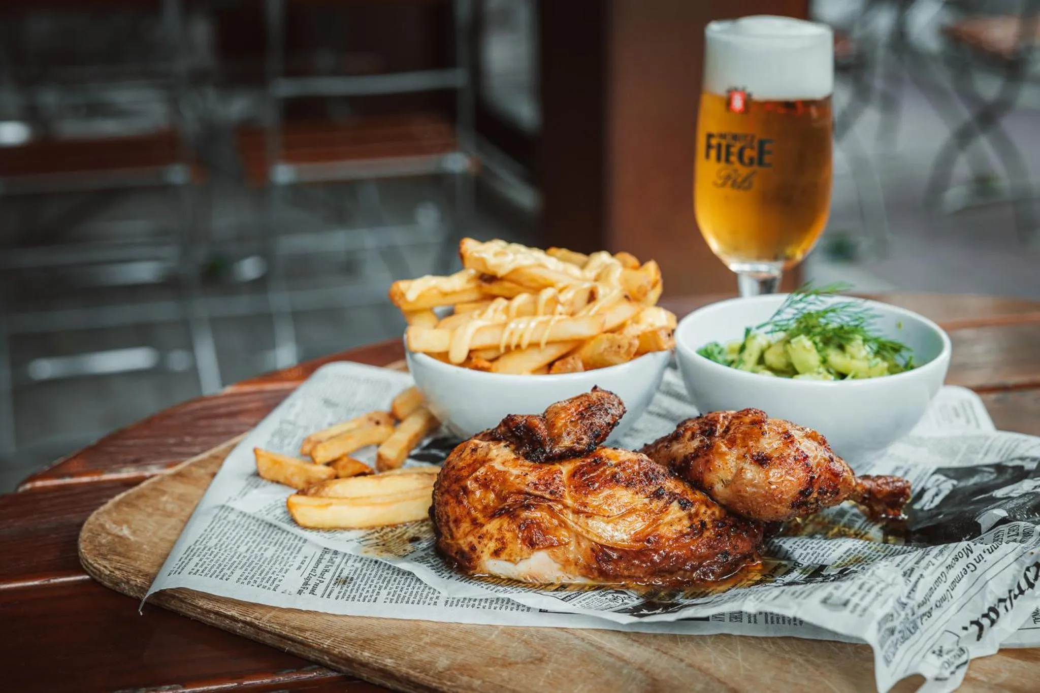 Food and drinks in art Hotel Tucholsky