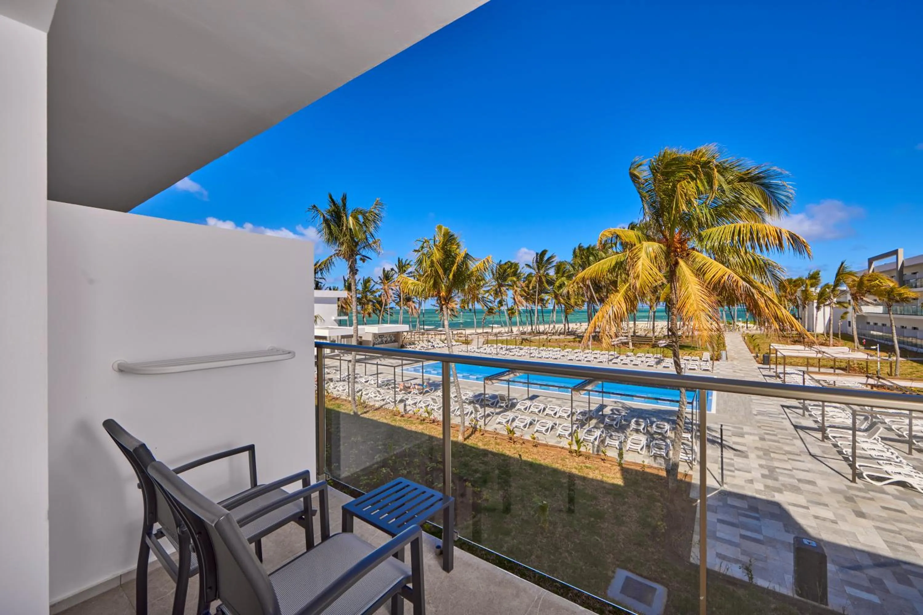 Balcony/Terrace in Riu Turquoise - All Inclusive