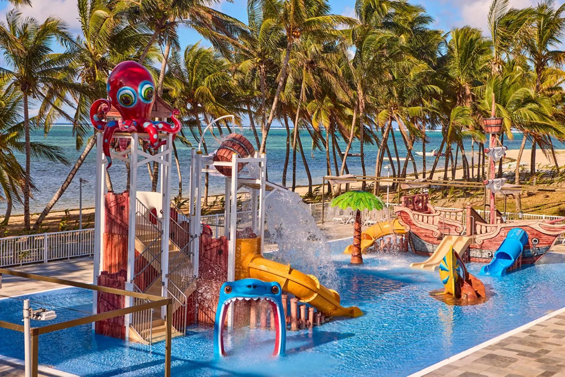 Aqua park in Riu Turquoise - All Inclusive