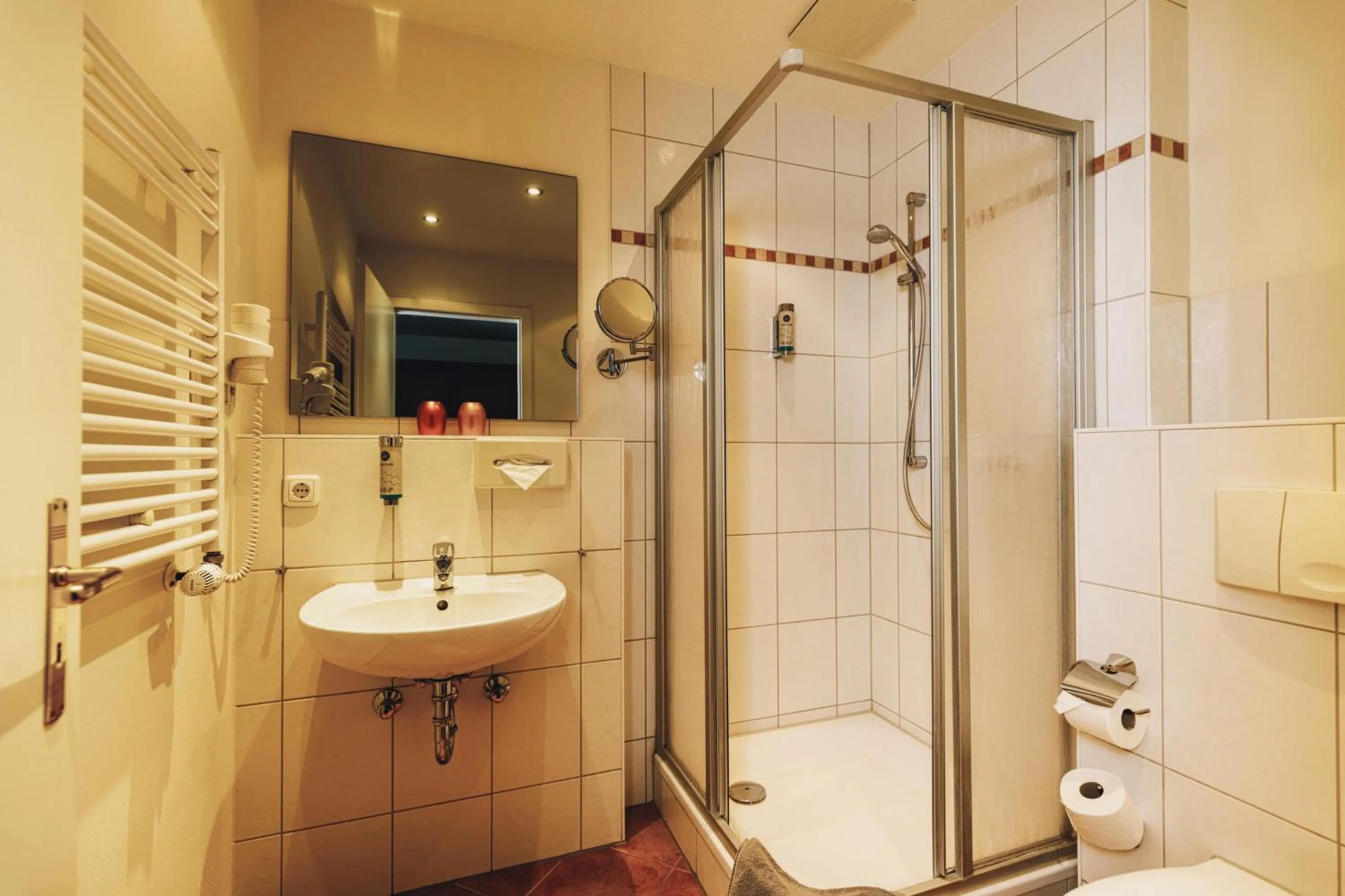 Shower in Seehotel Heidehof