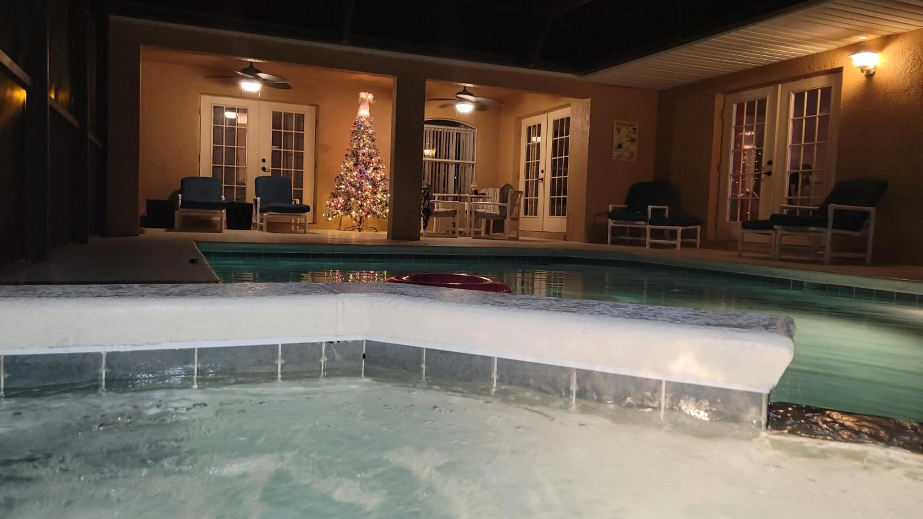 Pool view in Family Vacation Home With Pool and Spa Near Disney and Universal