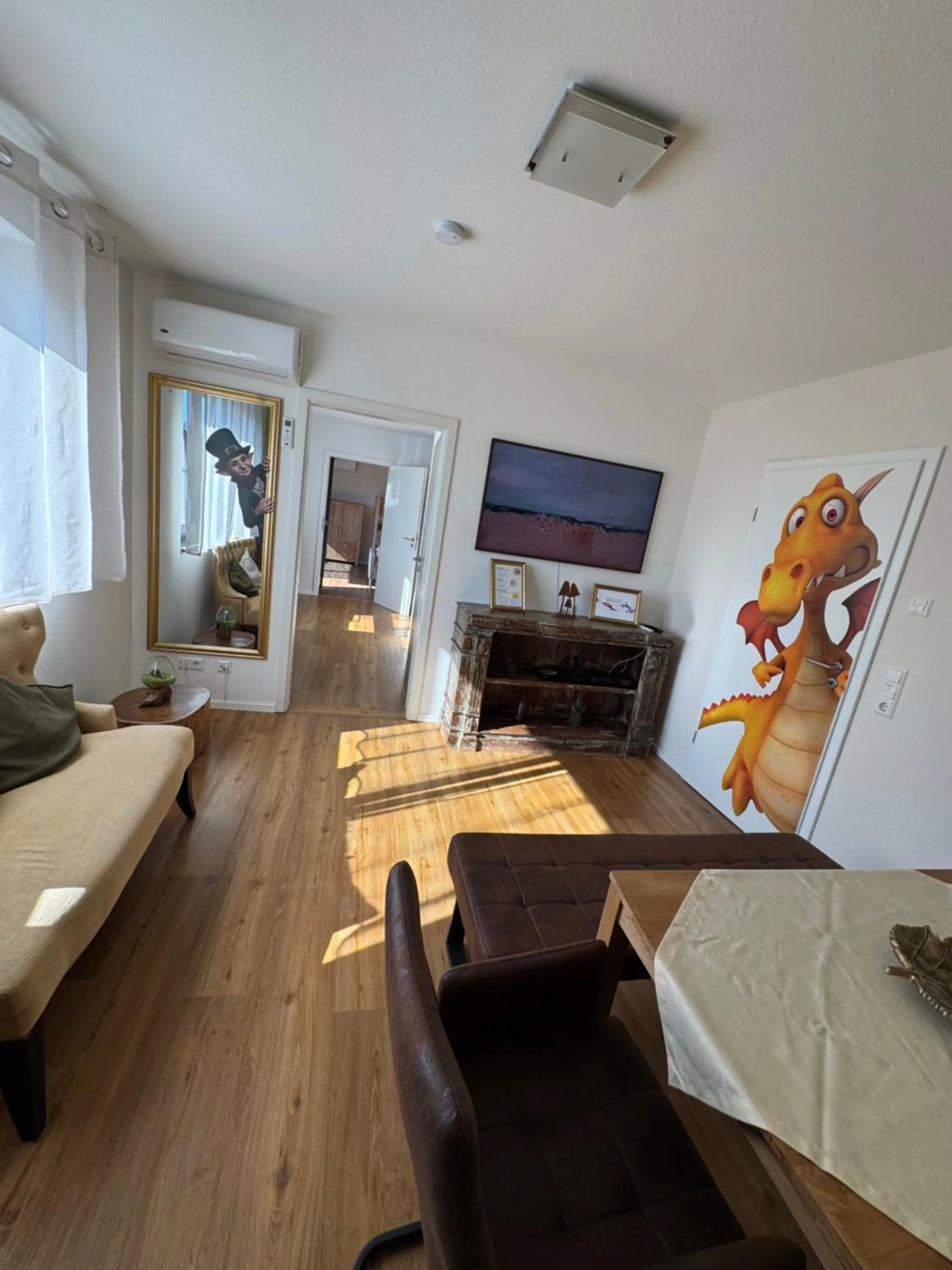 Living room, Bed in AVALON ideal gelegen zwischen Europapark und Rulantica