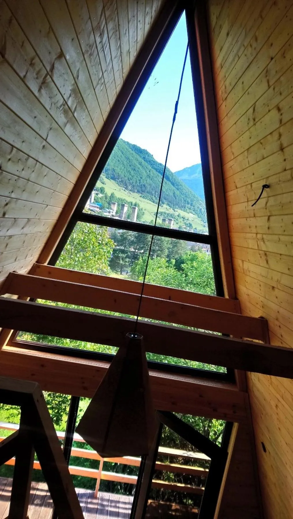 Garden view in Paradiso Mestia