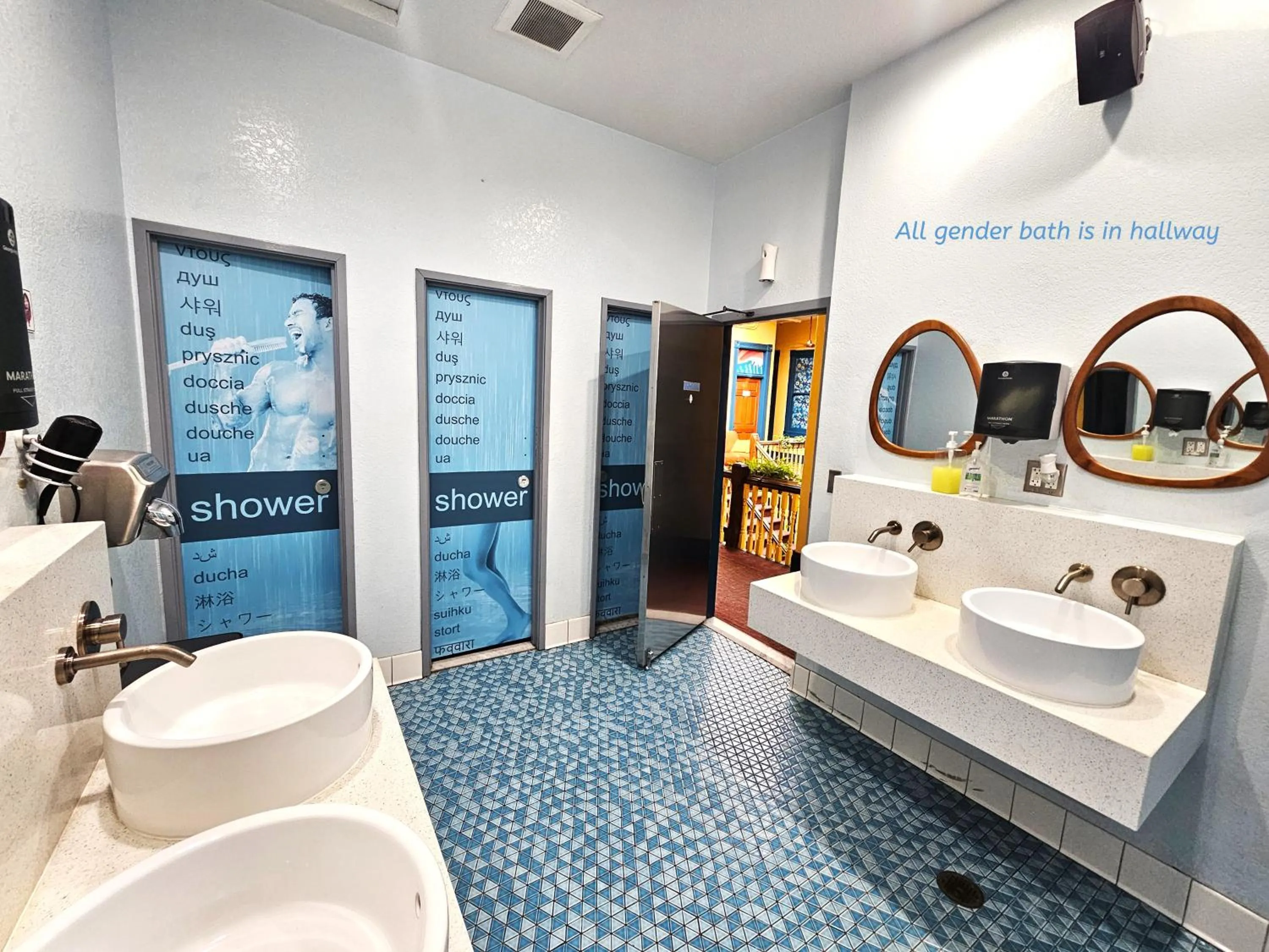 Bathroom in Gaslamp Hostel