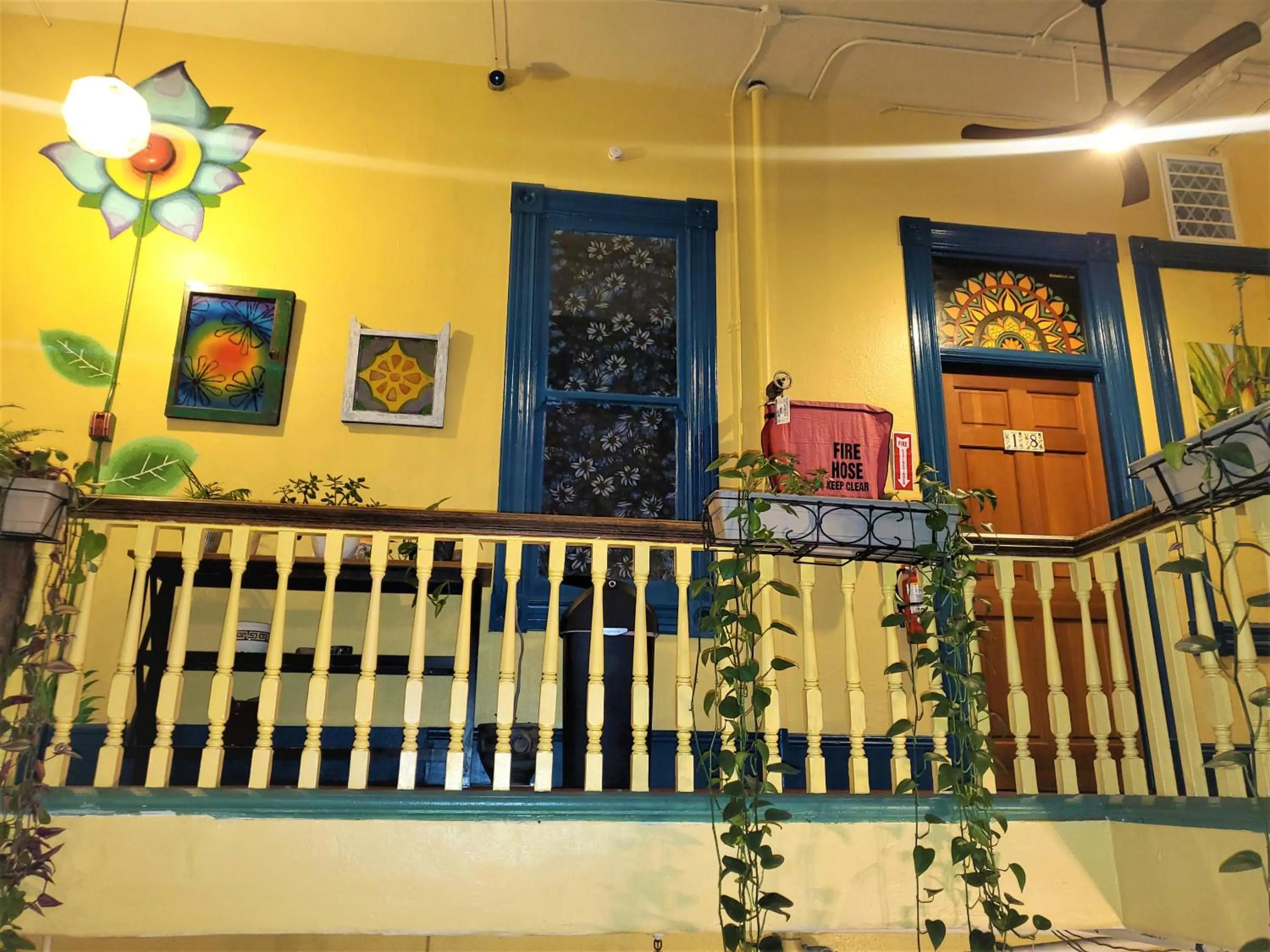 Property building in Gaslamp Hostel