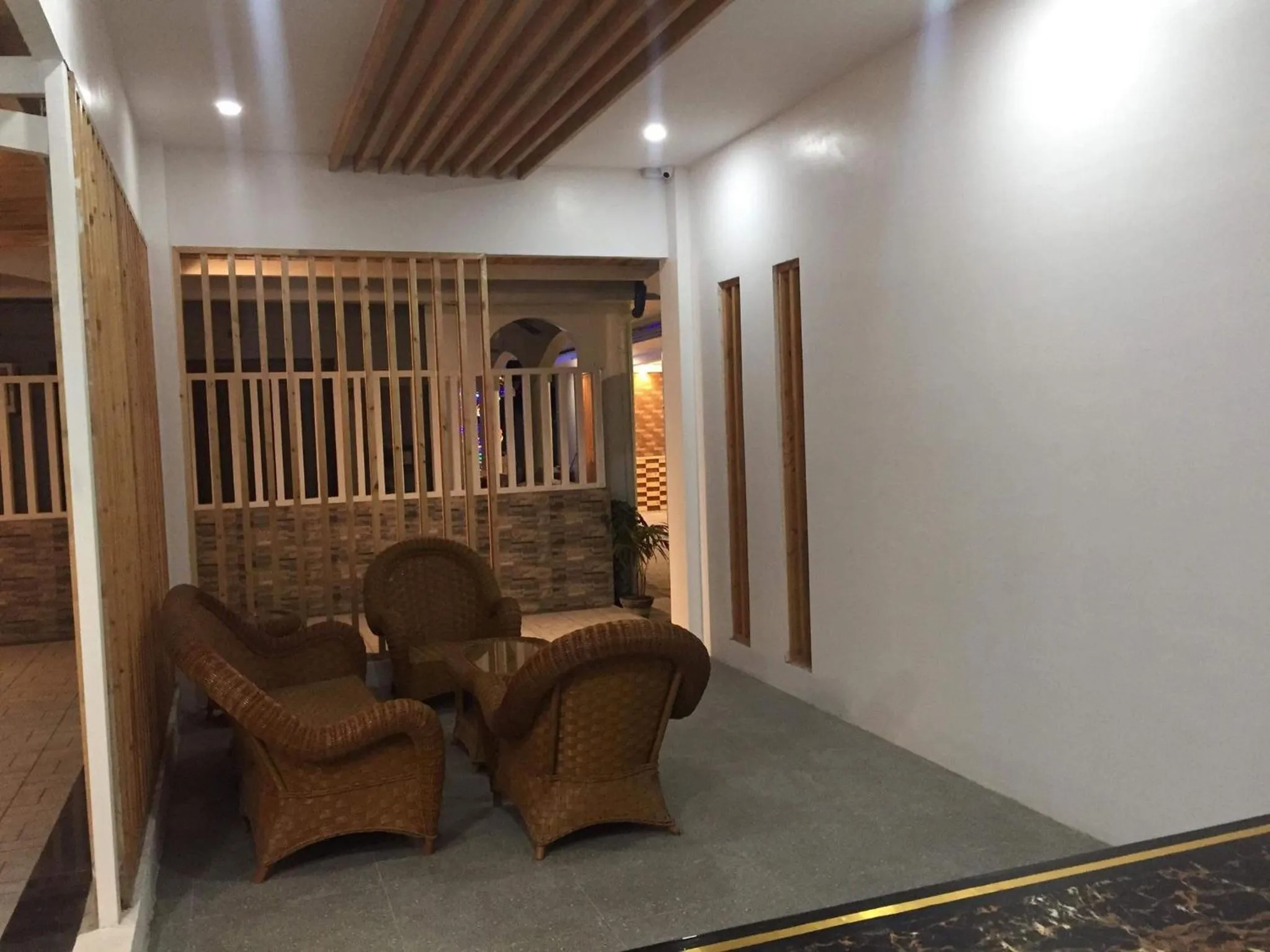 Seating area in Monallan Boracay Hotel