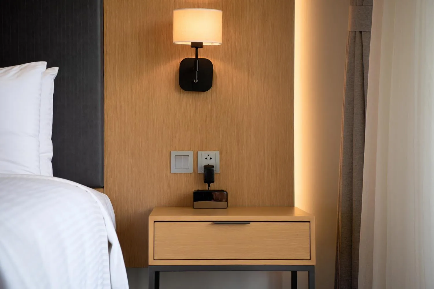 Bed in Wyndham Sky Lake Resort and Villas