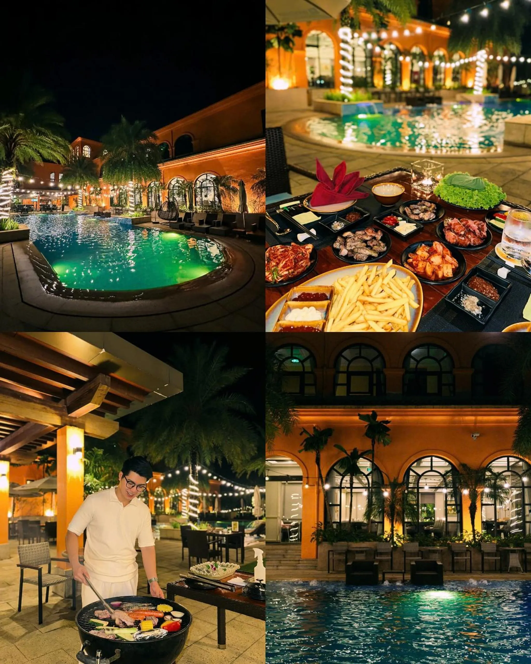 BBQ facilities in Wyndham Sky Lake Resort and Villas