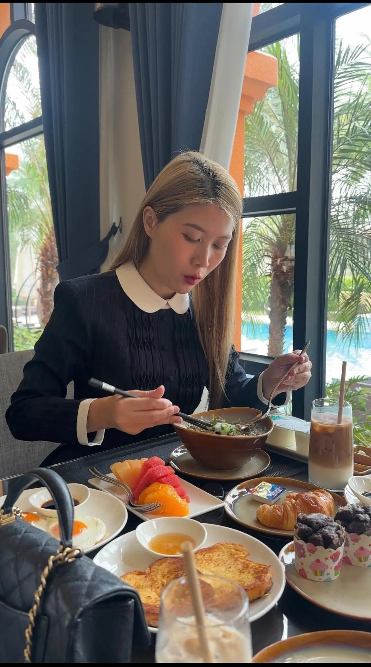 Breakfast in Wyndham Sky Lake Resort and Villas