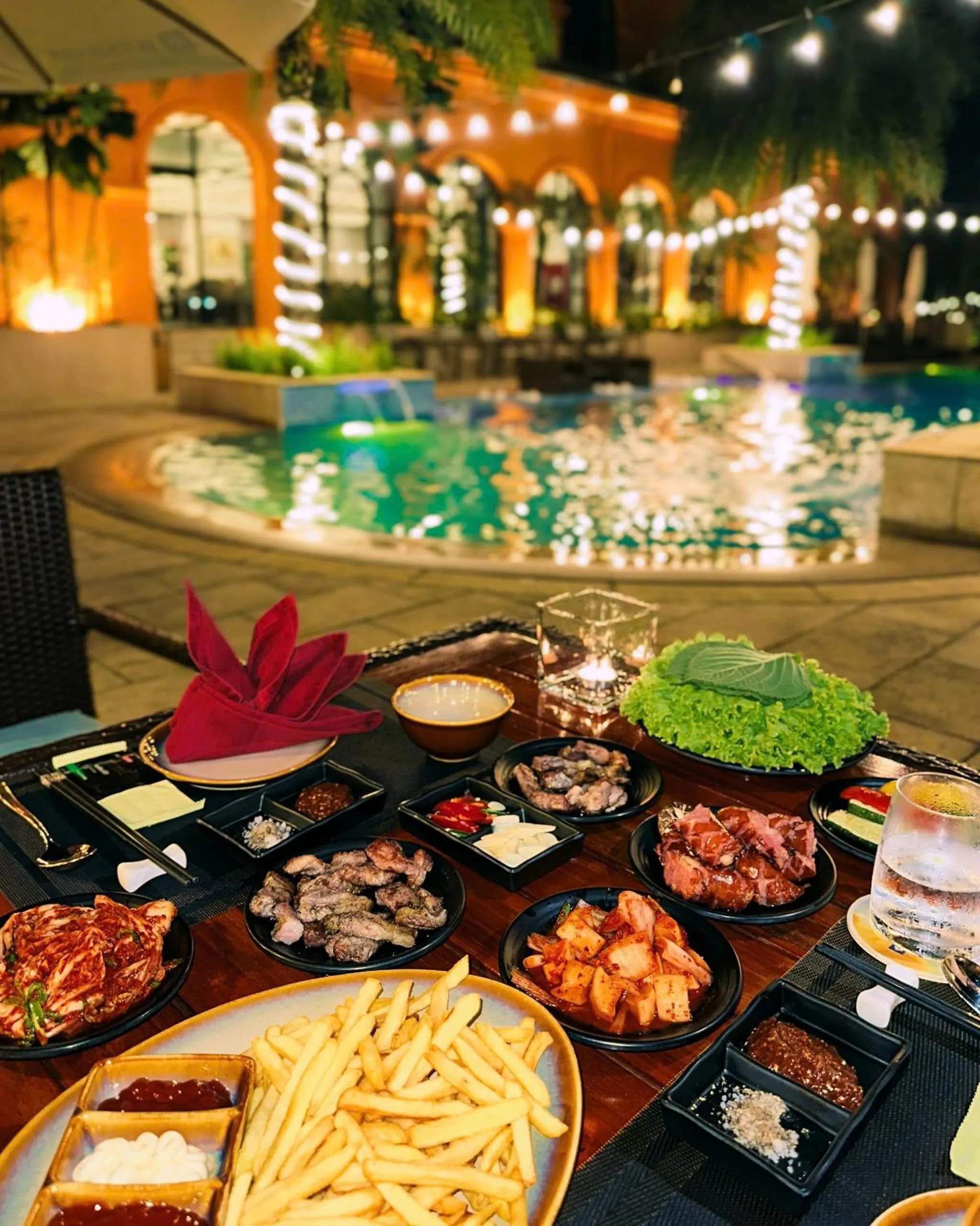 BBQ facilities in Wyndham Sky Lake Resort and Villas