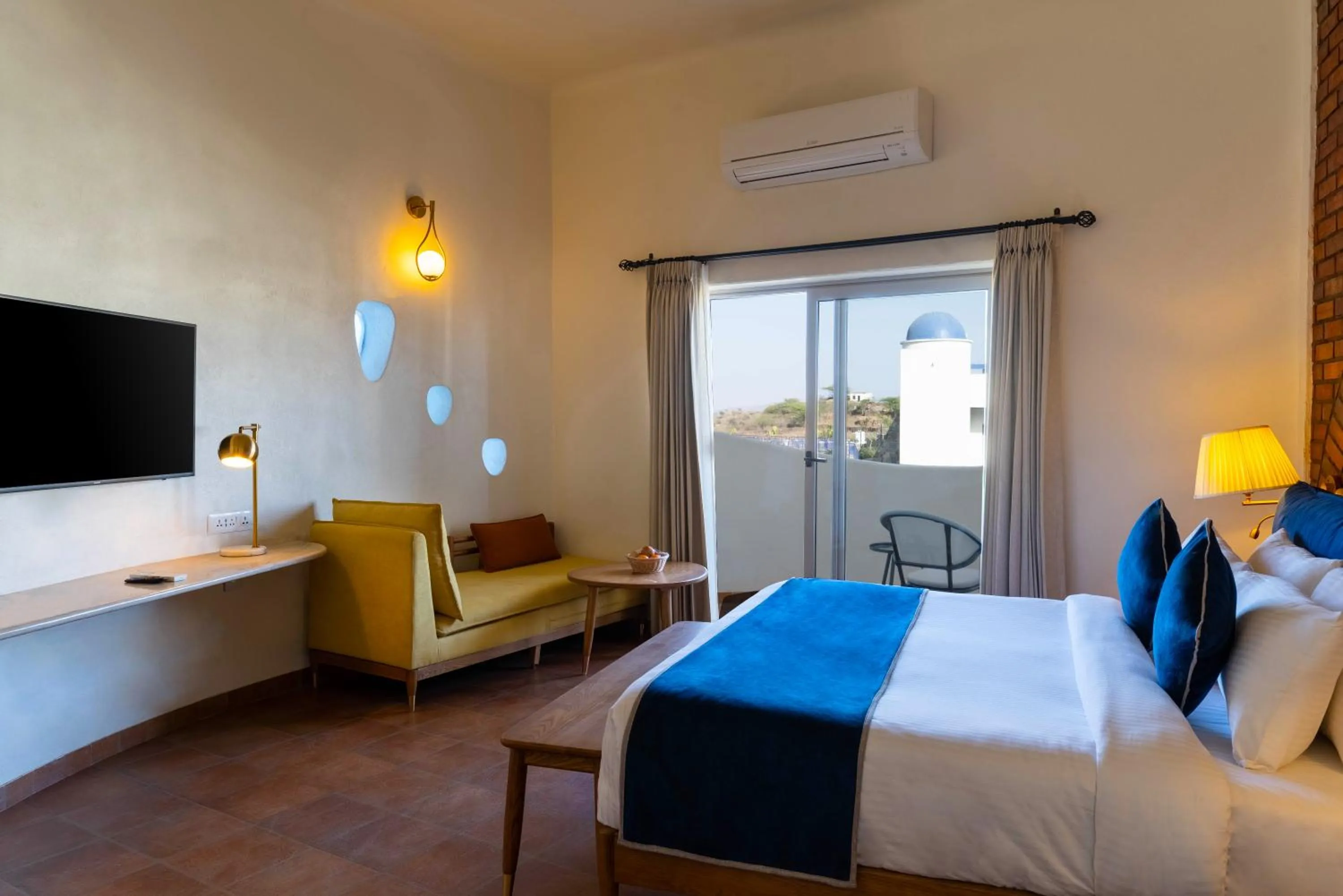 Photo of the whole room, Bed in Ramee Royal Resort & Spa - Udaipur