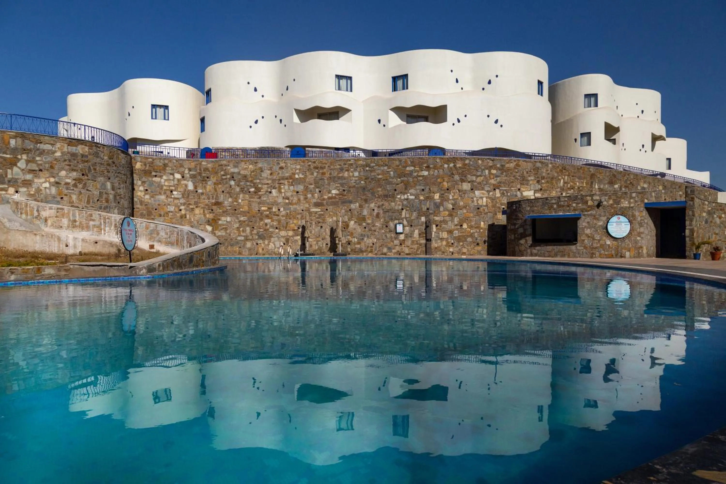 Swimming pool in Ramee Royal Resort & Spa - Udaipur