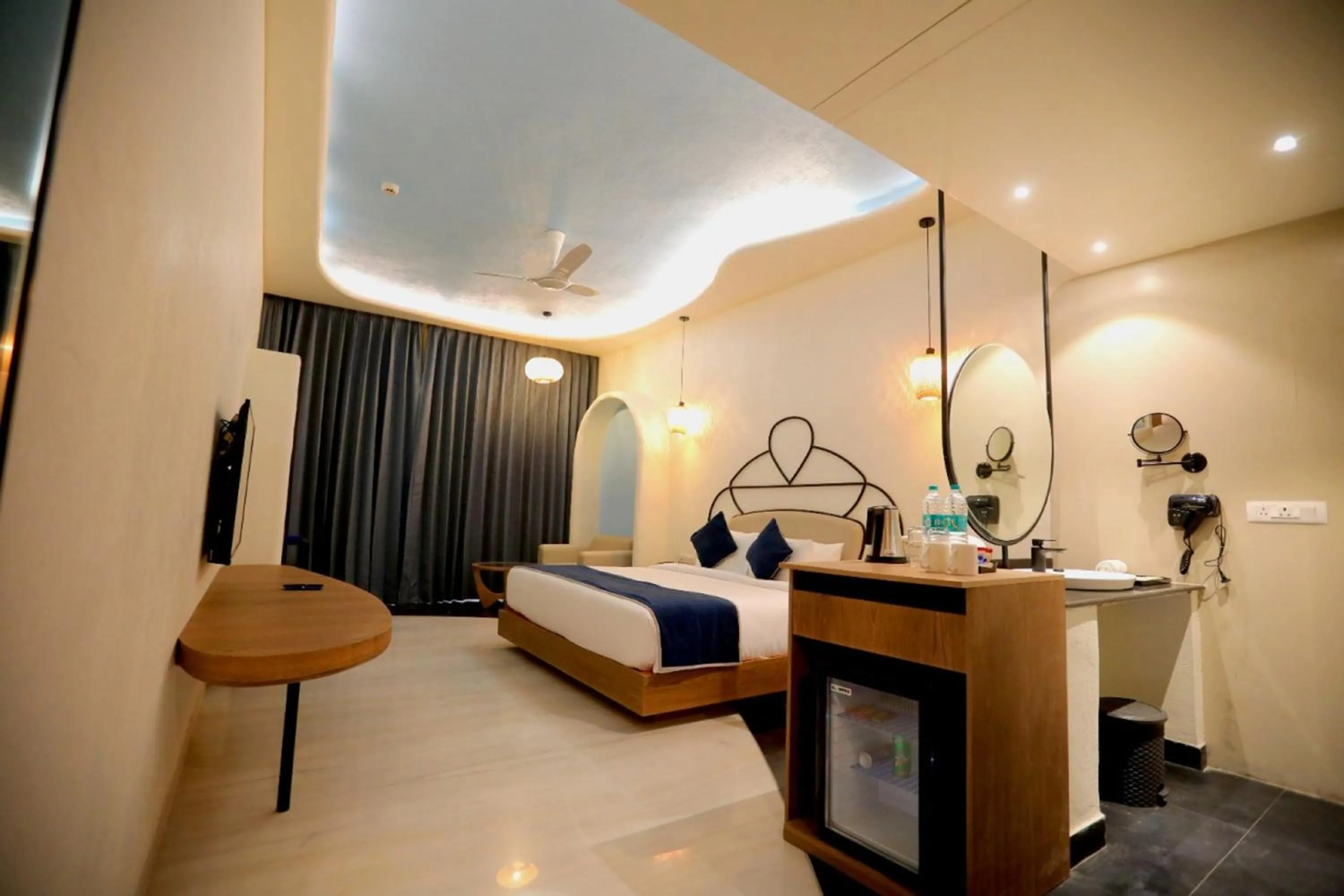 Bedroom, Bed in Ramee Royal Resort & Spa - Udaipur