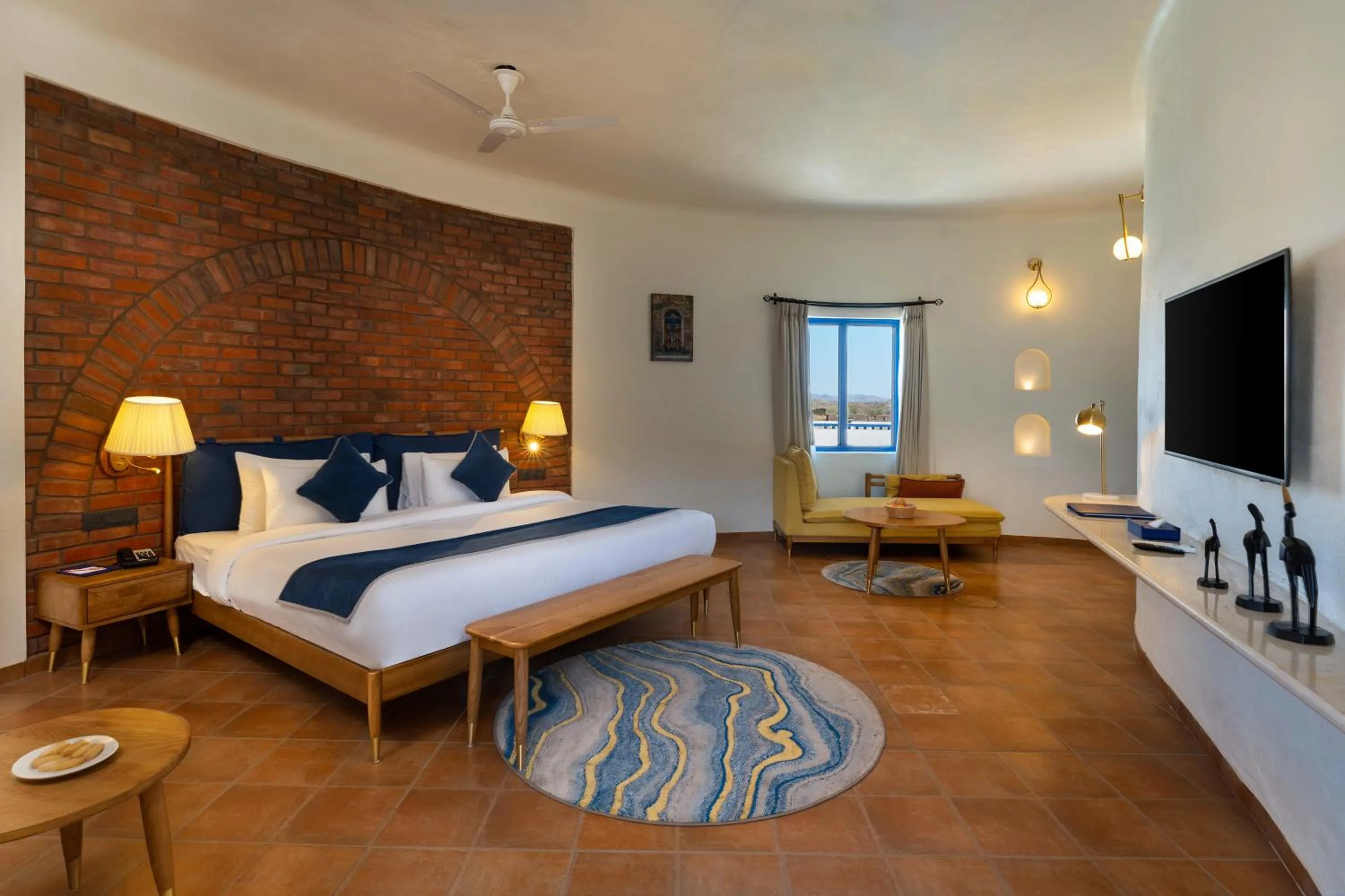 Photo of the whole room, Bed in Ramee Royal Resort & Spa - Udaipur