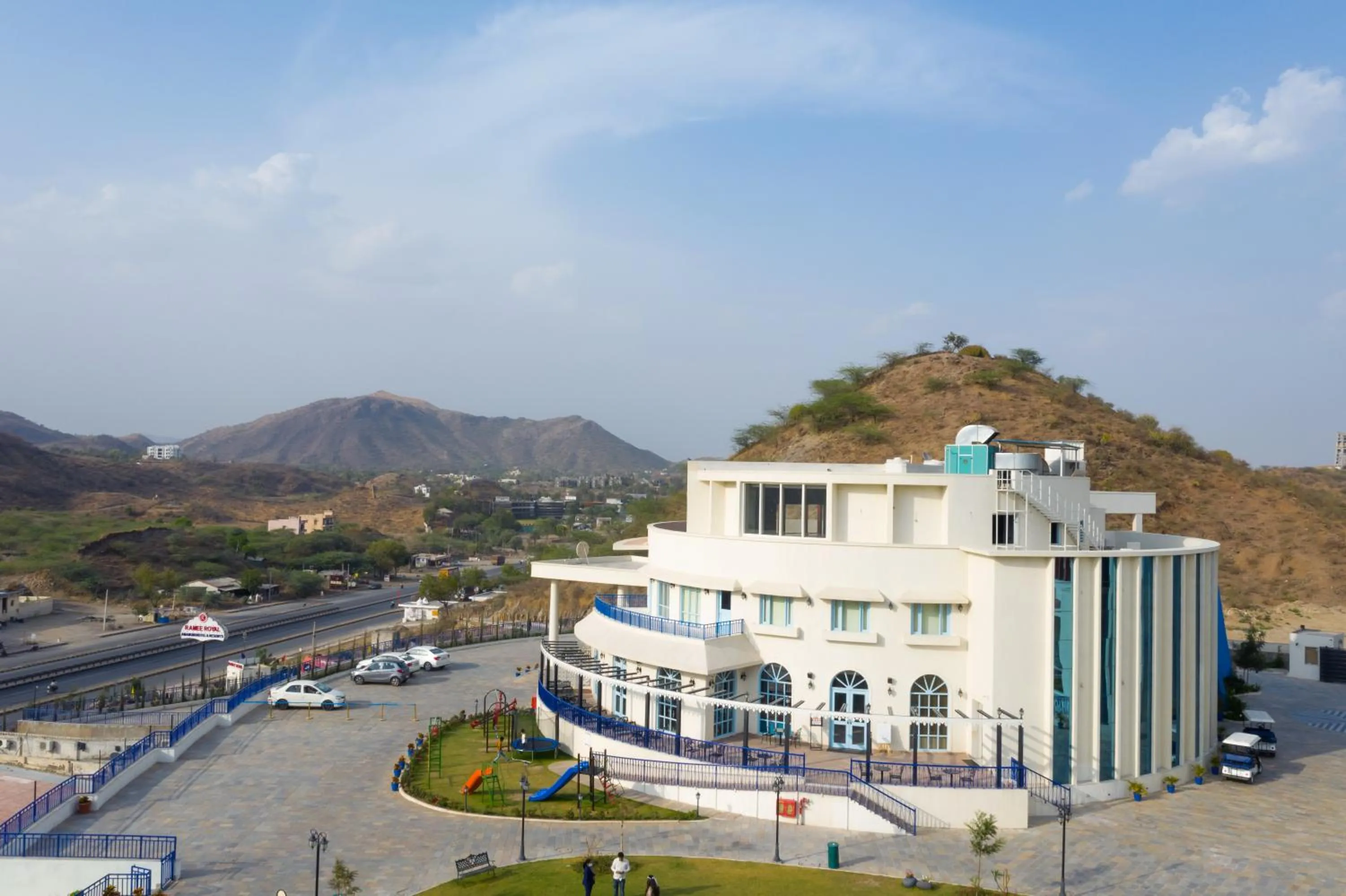 Mountain view in Ramee Royal Resort & Spa - Udaipur