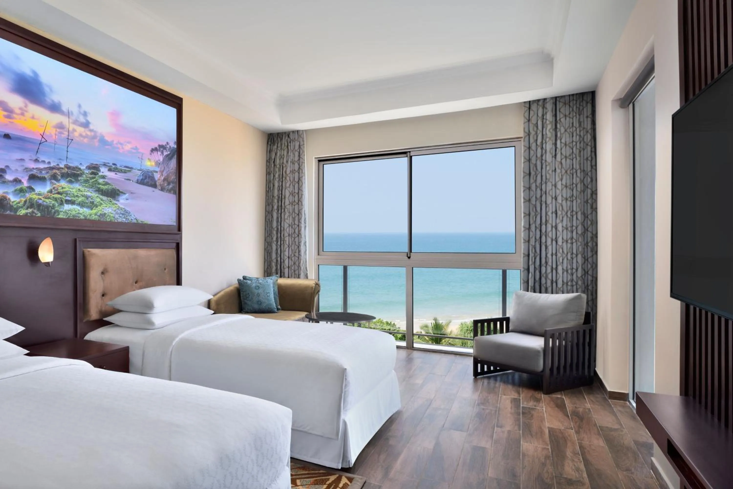 Photo of the whole room, Bed in Sheraton Kosgoda Turtle Beach Resort