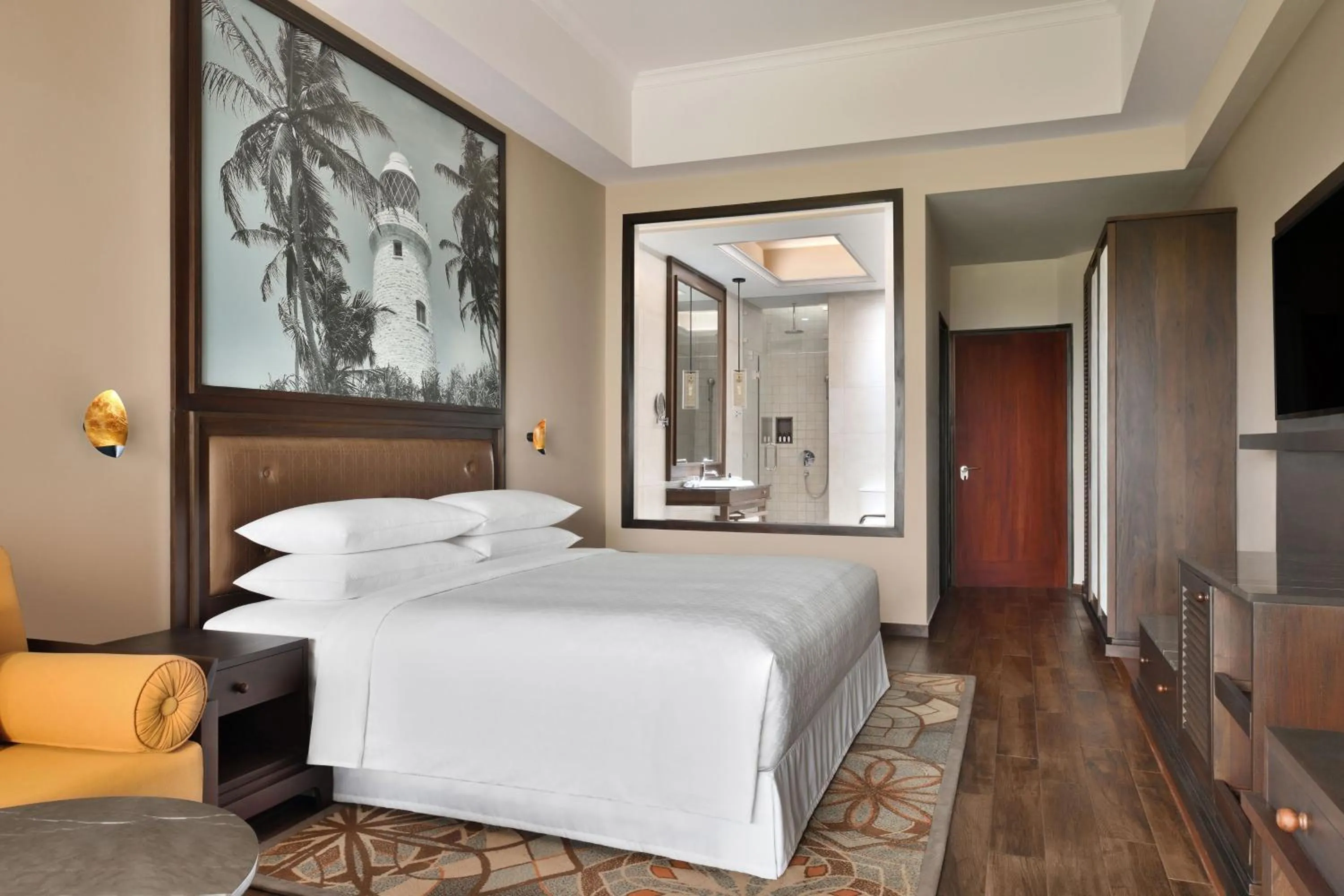 Bed in Sheraton Kosgoda Turtle Beach Resort